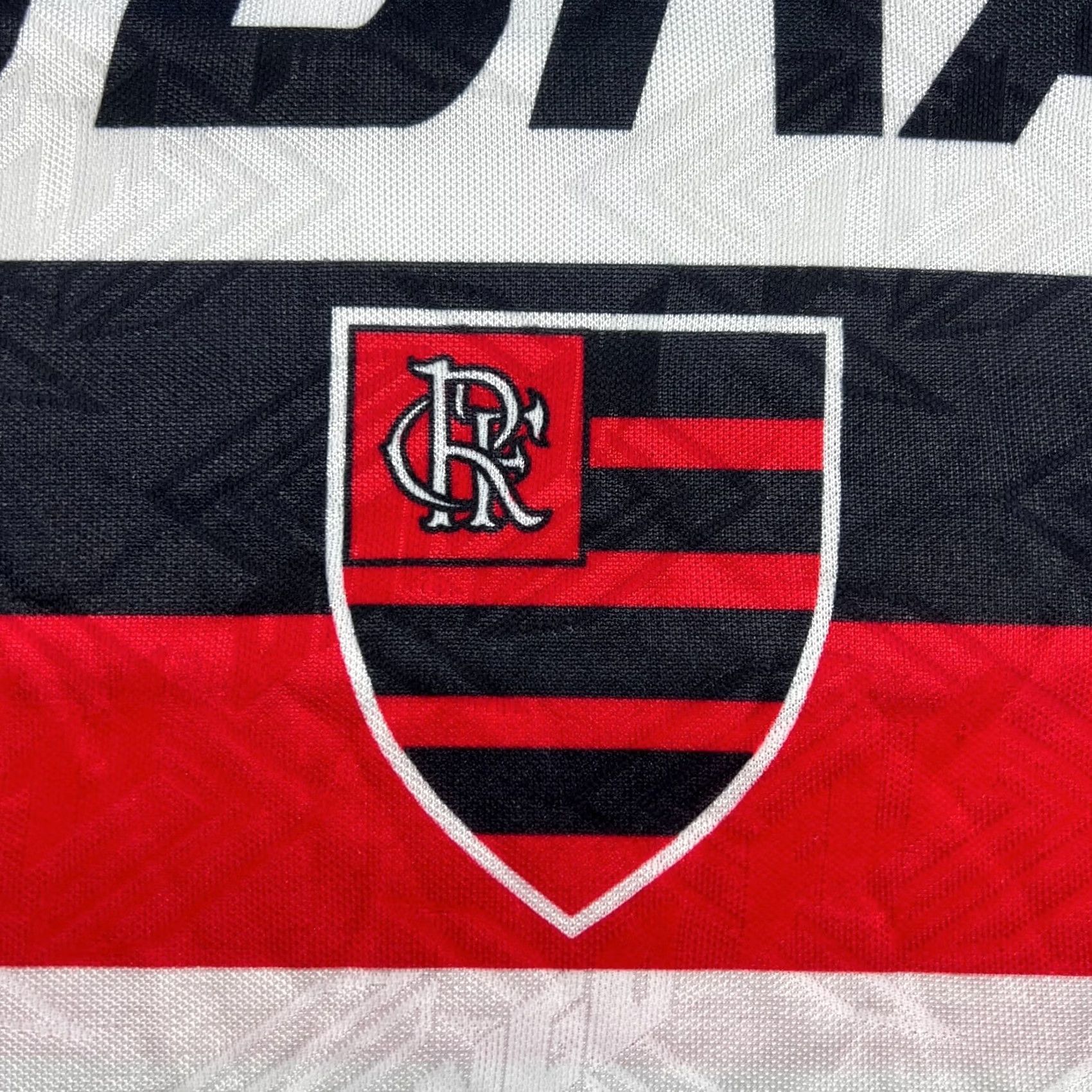 Umbro Umbro Flamengo Away Mens Football Jersey Shirt Large White Camiseta 1993 1994 Jersey Football Mens Shirts Size US L / EU 52-54 / 3 - 3 Thumbnail