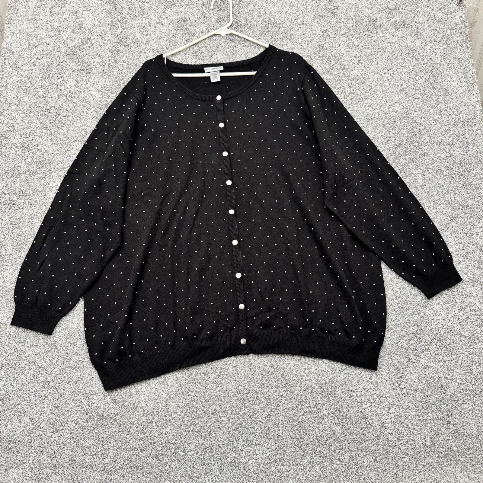 Other Catherines Cardigan Womens 2X Rhinestones Embellished 2010s Size XXL / US 16-18 / IT 52-54 - 1 Thumbnail