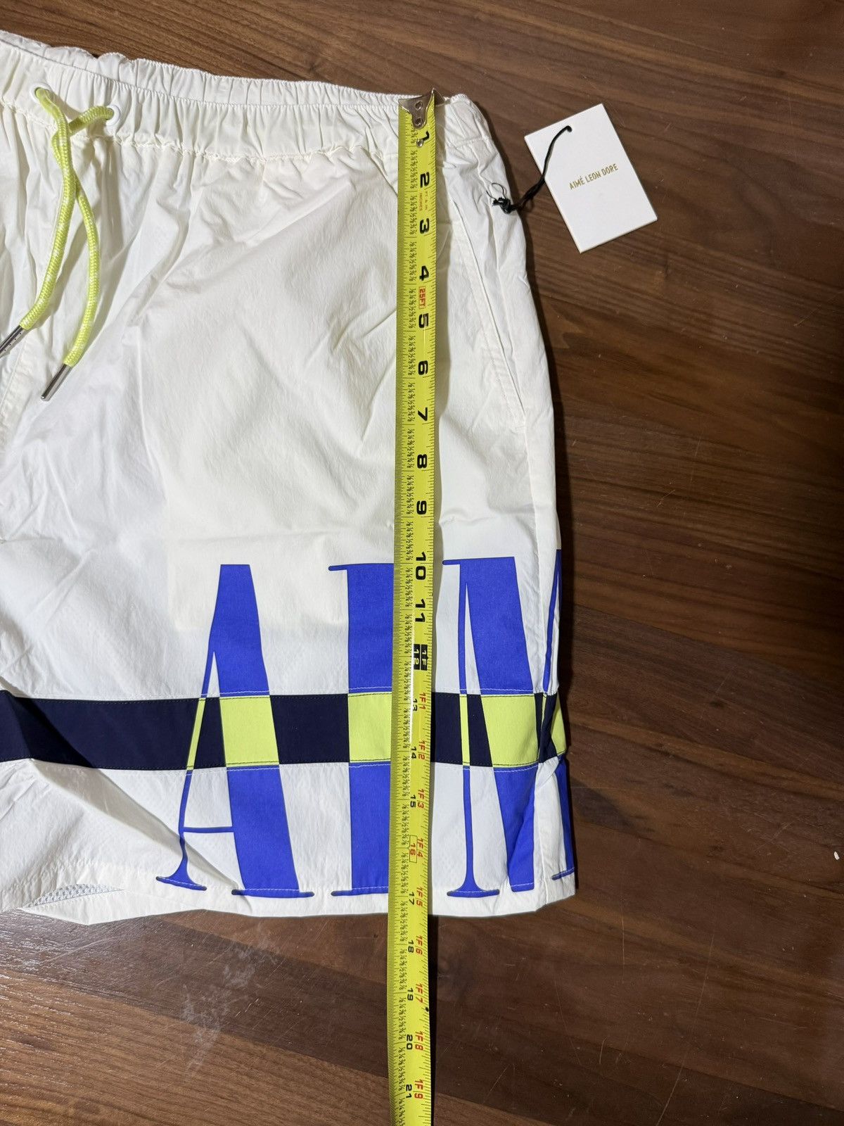 Aime Leon Dore Aime Leon Dore Aimé Colorblock Nylon Logo Short White Sz XL Size US 36 / EU 52 - 7 Thumbnail