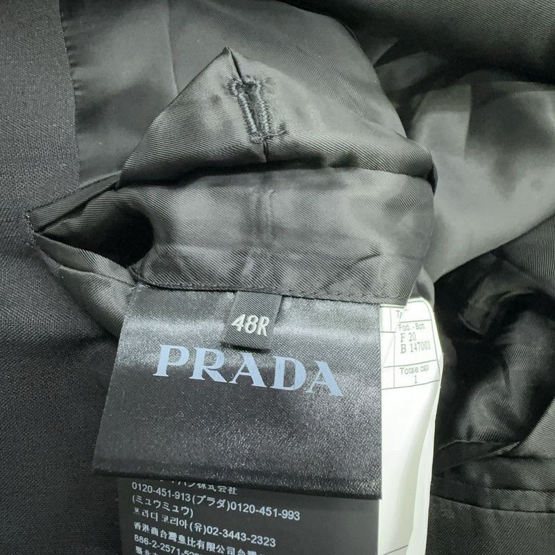 Prada Prada Black ButtonUp Long Sleeve Suit-2506 Size US M / EU 48-50 / 2 - 1 Thumbnail