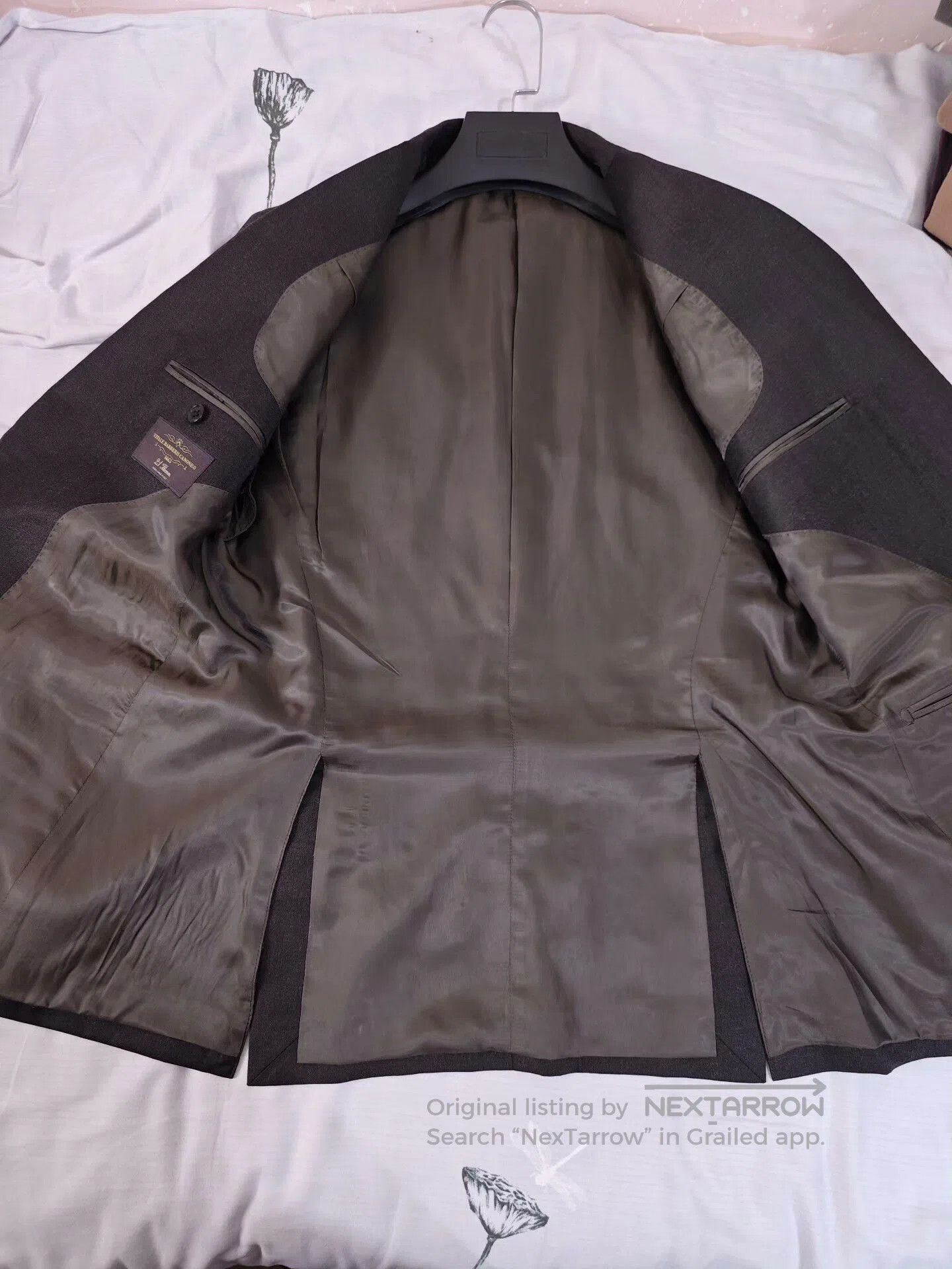 Japanese Brand Italian Custom Wool Suit VBC Brown. Size US M / EU 48-50 / 2 - 6 Thumbnail