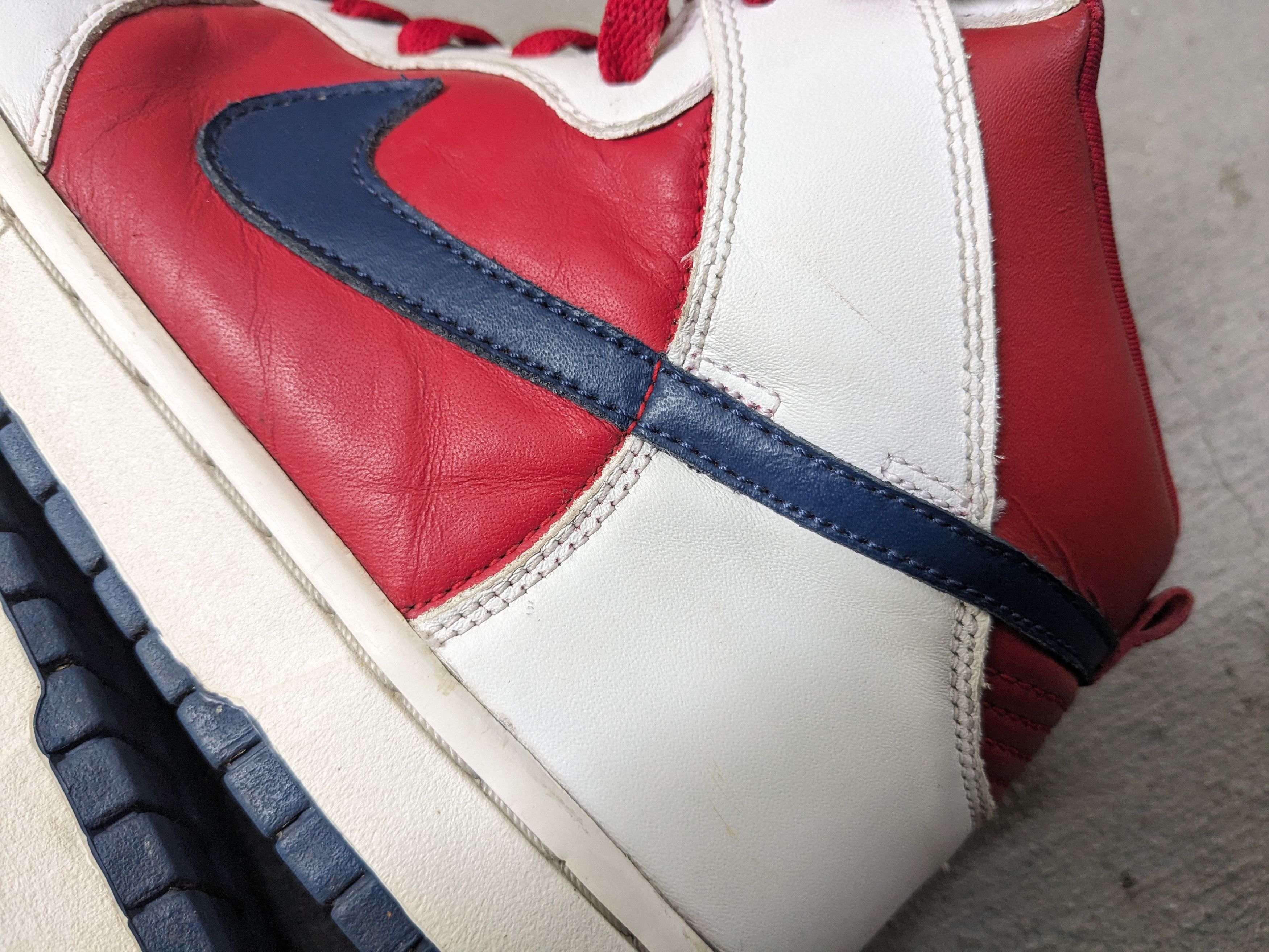 Nike Nike Dunk High Clippers 9.5 Red Blue White 305287-141 Size US 9.5 / EU 42-43 - 12 Thumbnail