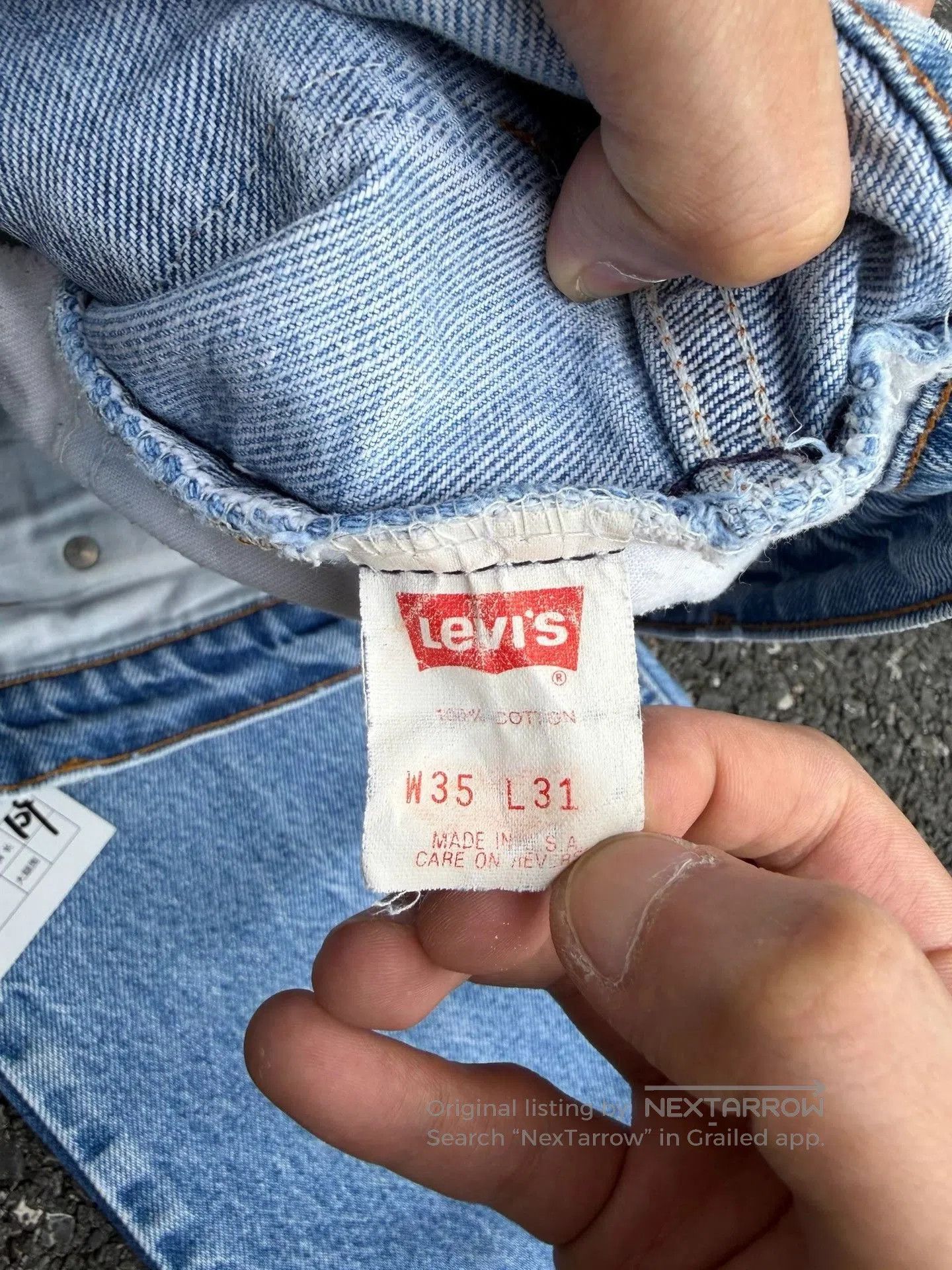 Vintage Vintage Levis 517 90s Jeans. Size US 35 - 4 Thumbnail