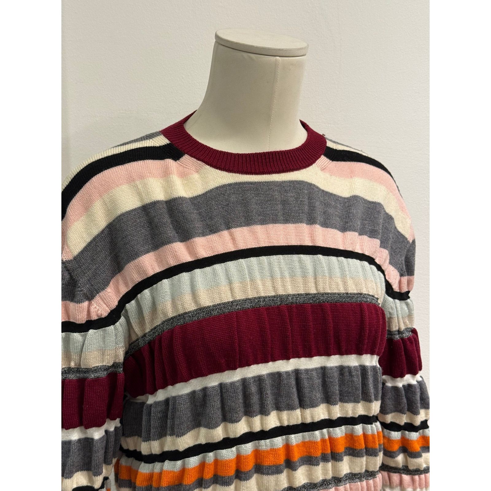 JW Anderson 2010s JW Anderson stripe wool knit Size ONE SIZE - 3 Thumbnail