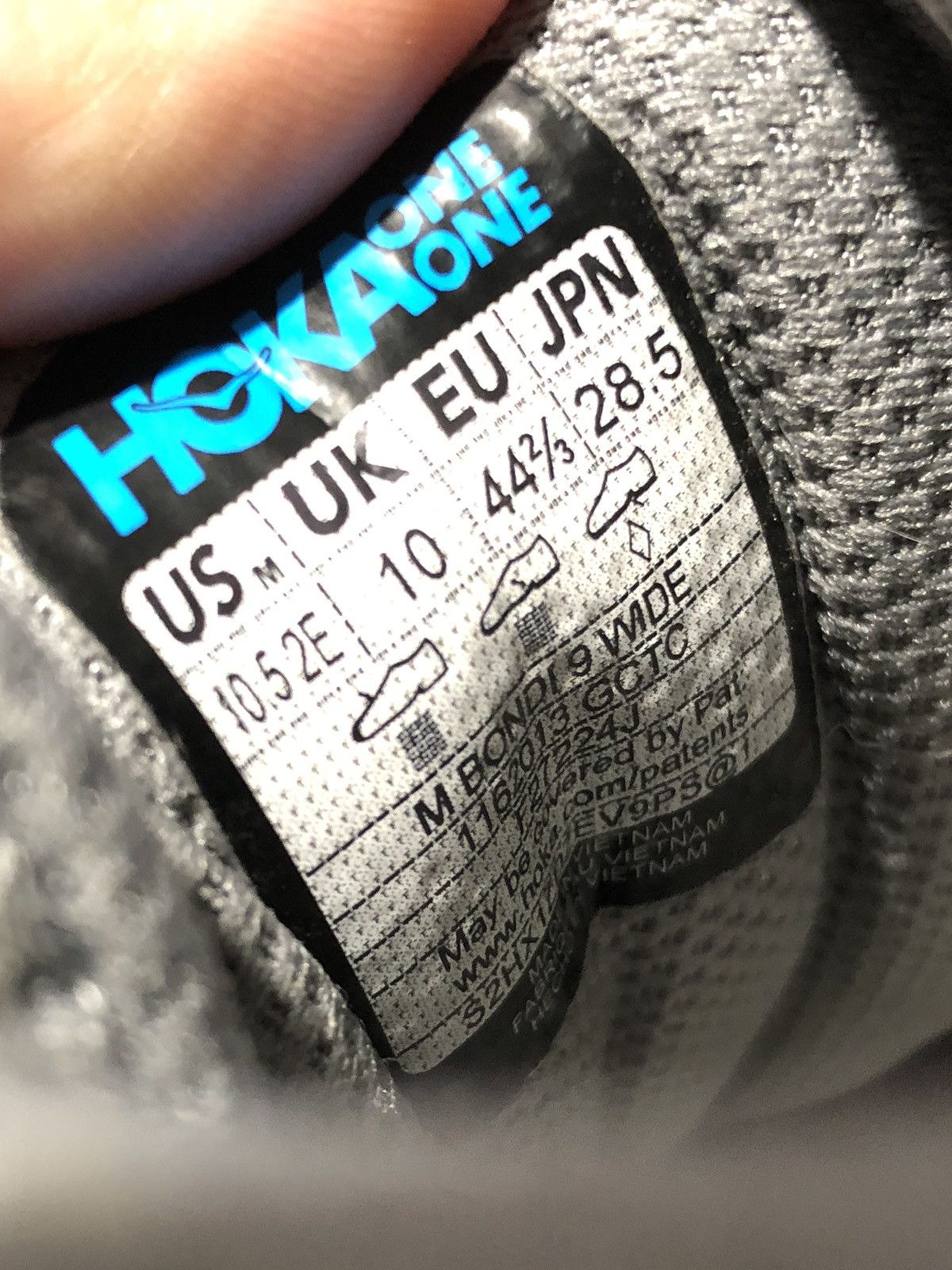 Hoka Hoka One One Bondi 9 Shoes Mens Size 10.5 2E Wide Gray Size US 10.5 / EU 43-44 - 20 Thumbnail