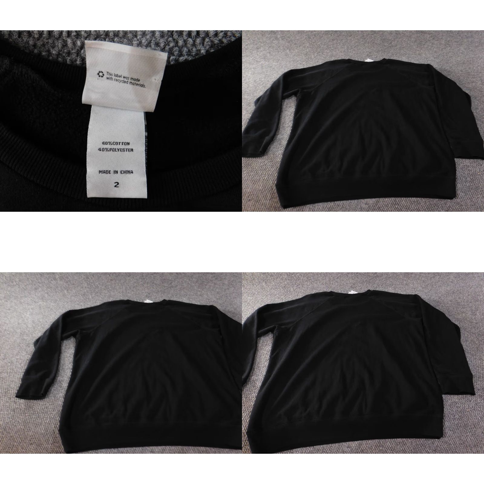 Vintage Harry Potter Womens Sweatshirt 2X Black Crewneck Pullover Casual Movie Logo Pockets Blended Fabric Plus Size Womens Size XXL / US 16-18 / IT 52-54 - 8 Thumbnail