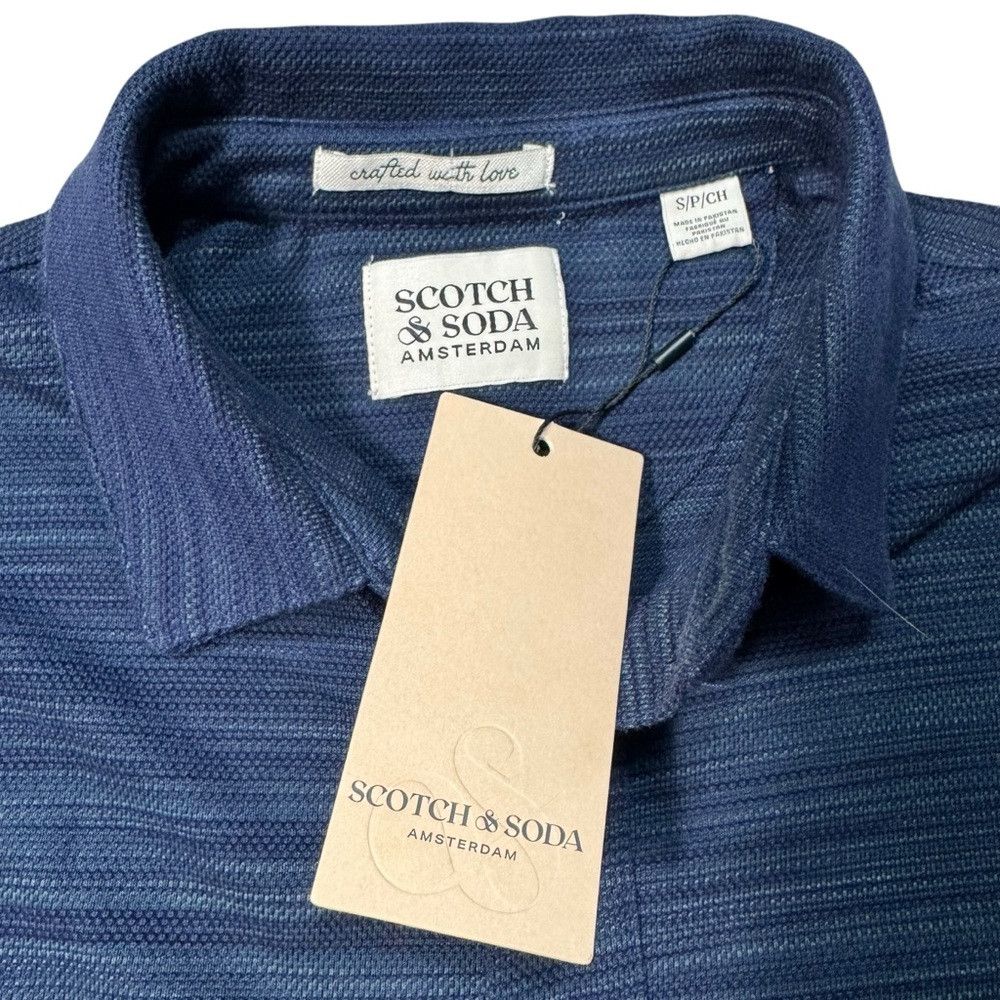 Scotch & Soda NWT New $98 Scotch & Soda Long Sleeve Space Dyed Button Fro Size US S / EU 44-46 / 1 - 5 Thumbnail
