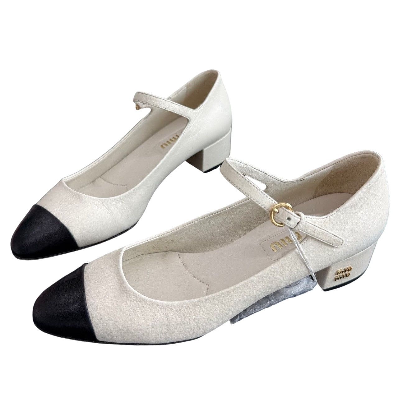 Miu Miu Miu Miu Two-Tone Cap Toe Heels Size 37 Size US 7 / IT 37 - 1 Thumbnail
