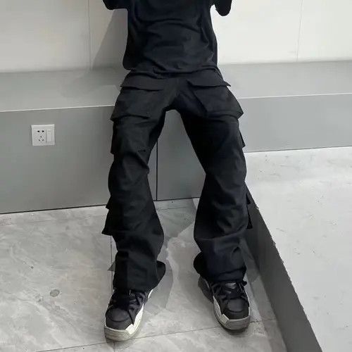 Jean Black Cargo Jeans Size US 30 / EU 46 - 3 Thumbnail
