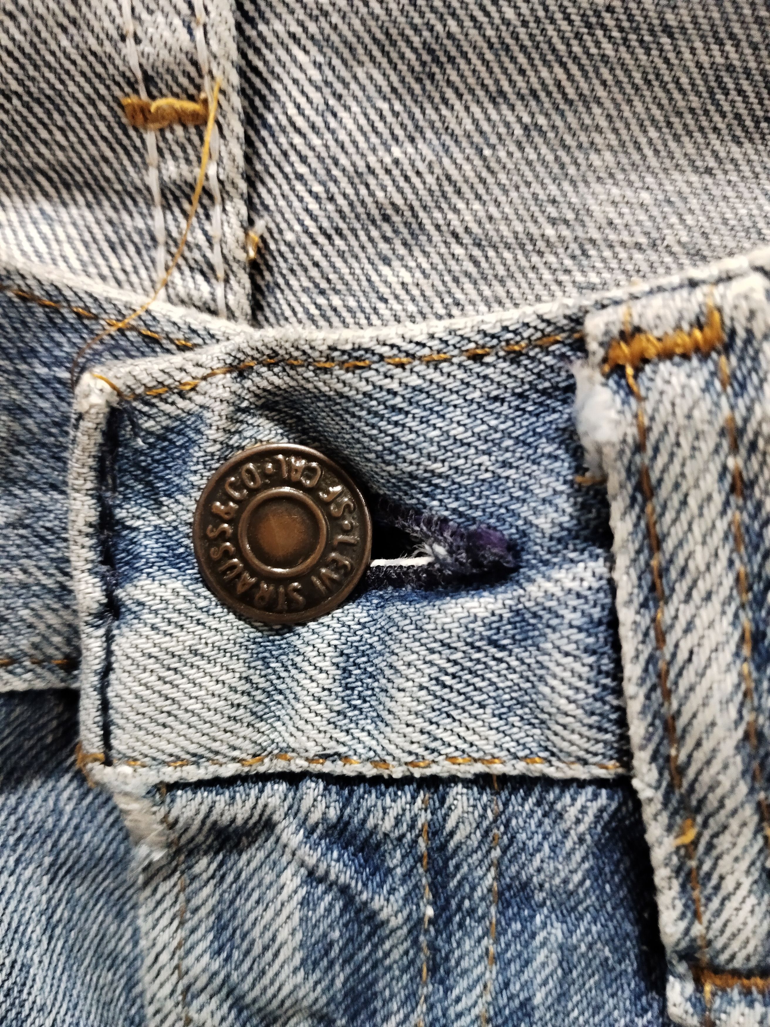 Levi's × Levi's Vintage Clothing × Vintage Vintage 80s Levis Orange Tag Faded Jeans Size US 30 / EU 46 - 7 Thumbnail