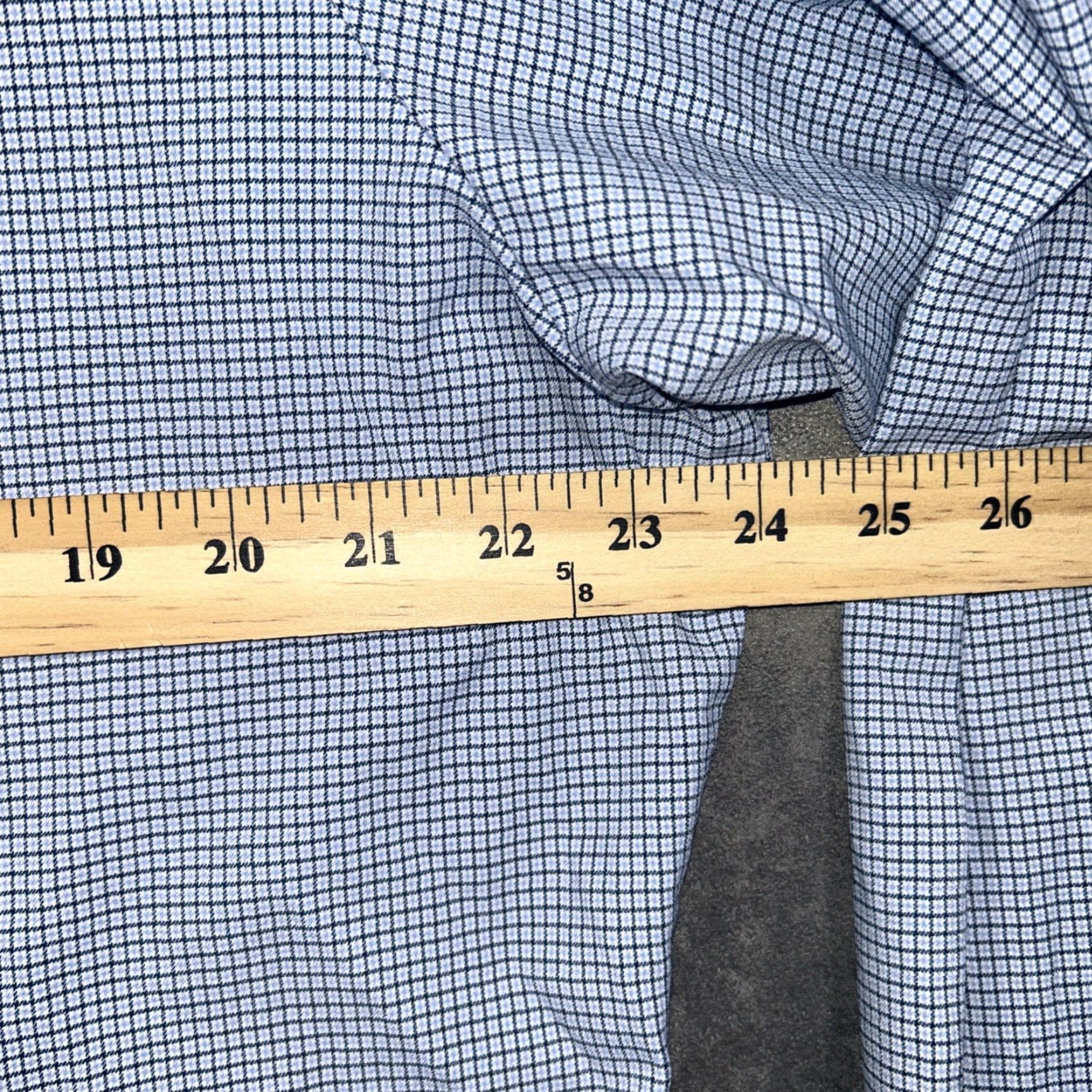 Mizzen+Main Mizzen+Main Performance Stretch Button Up Shirt Long Sleeve Trim Fit Mens XXL Blue Size US XXL / EU 58 / 5 - 7 Thumbnail