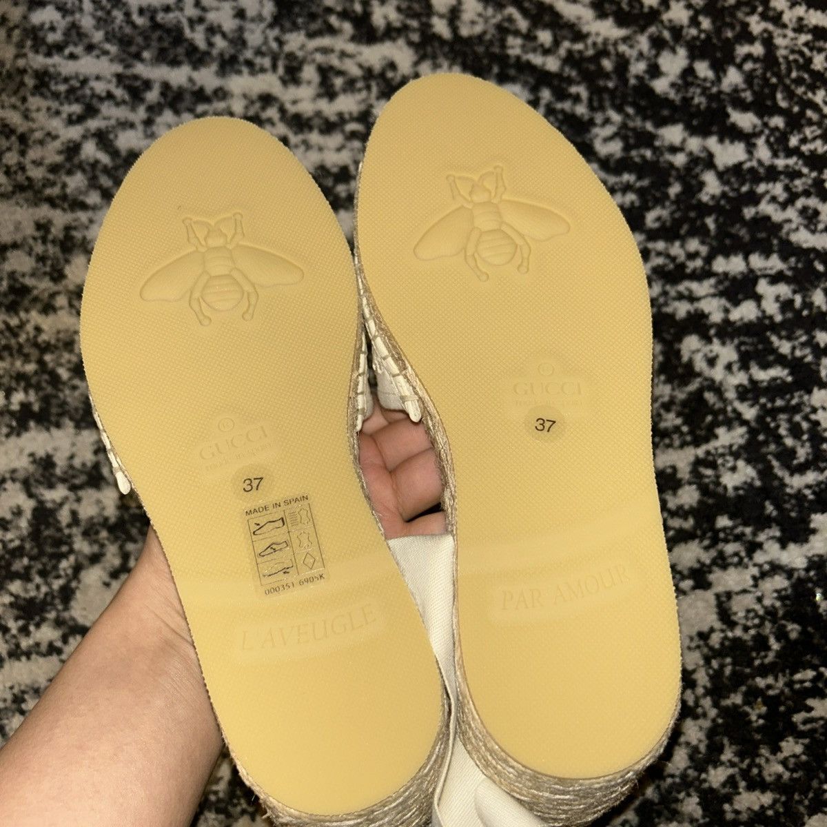 Gucci Gucci Interlocking G One Strap Sandal Espadrille Size US 7 / IT 37 - 3 Thumbnail