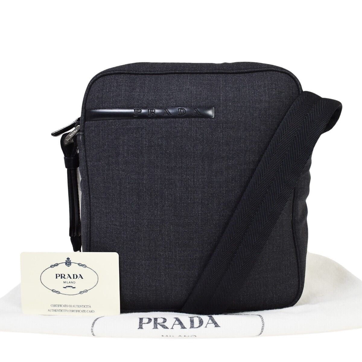 image of Prada Sports Shoulder Bag in Grey, Women's
