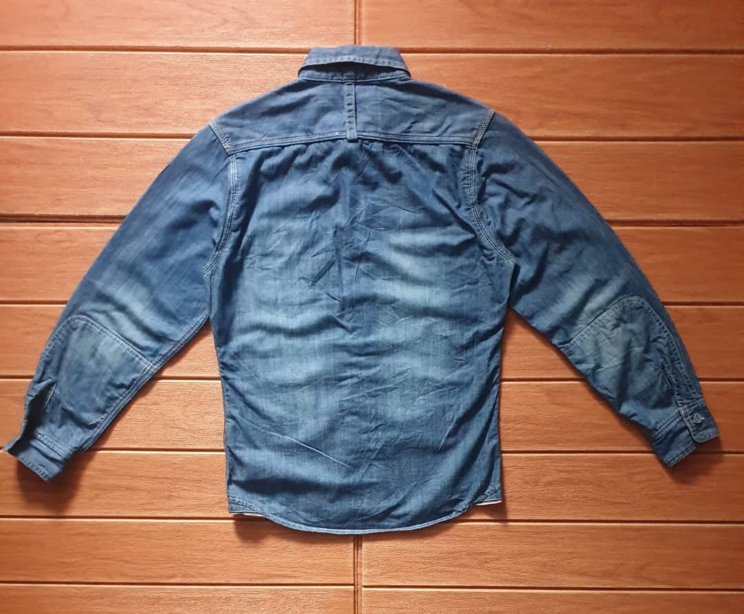 Japanese Brand 💥Simplicite Plus selvedge style Japanese Chambray Shirt Size US S / EU 44-46 / 1 - 12 Thumbnail
