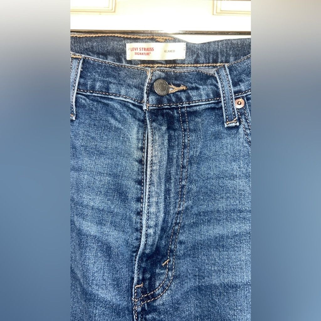 Levi's Levi's blue relaxed fit jeans 36x30 #denim #relaxedfit Size US 36 / EU 52 - 3 Thumbnail