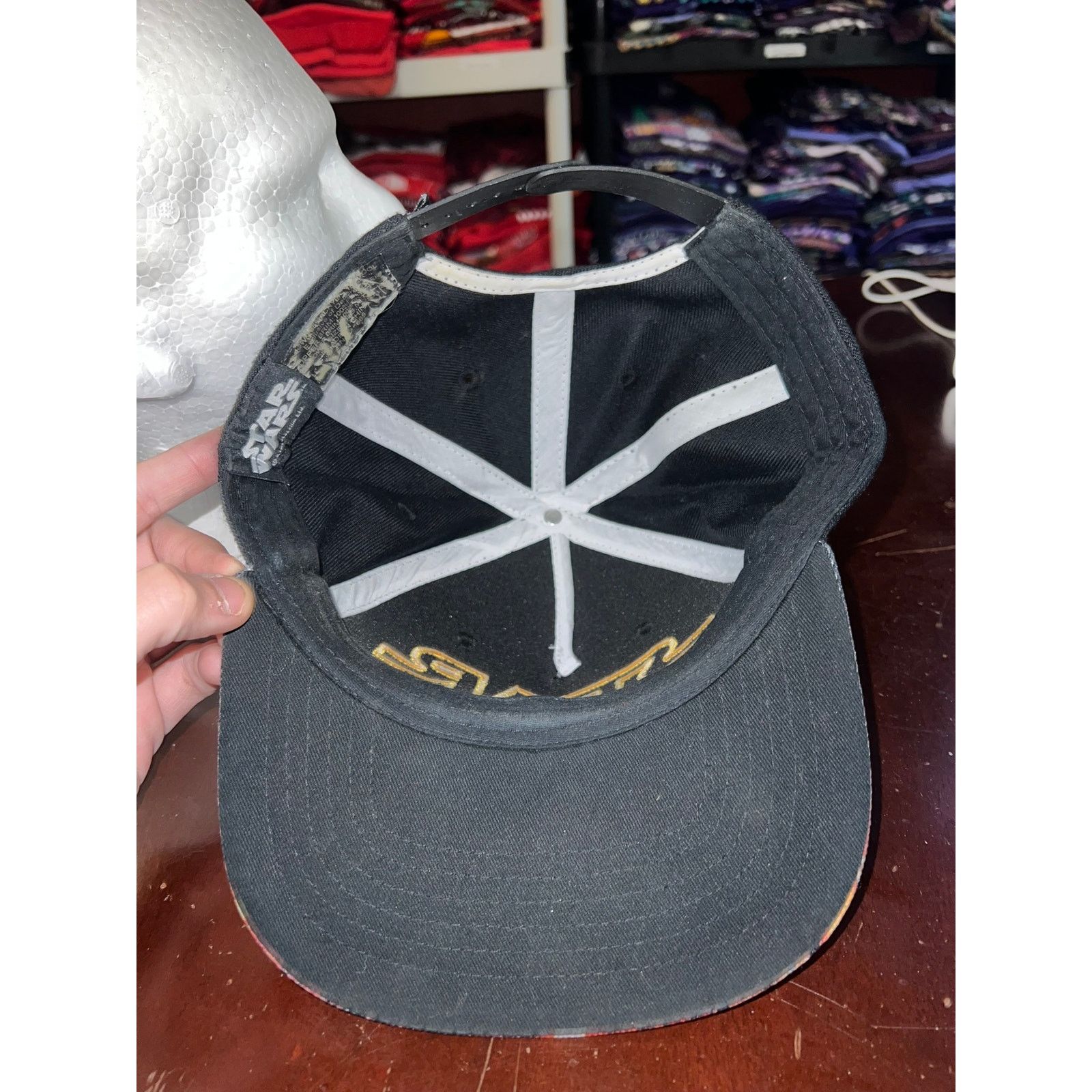 Star Wars Star Wars Hat Bioworld Merch Movie Promo Black Graphic Cap Size ONE SIZE - 7 Thumbnail