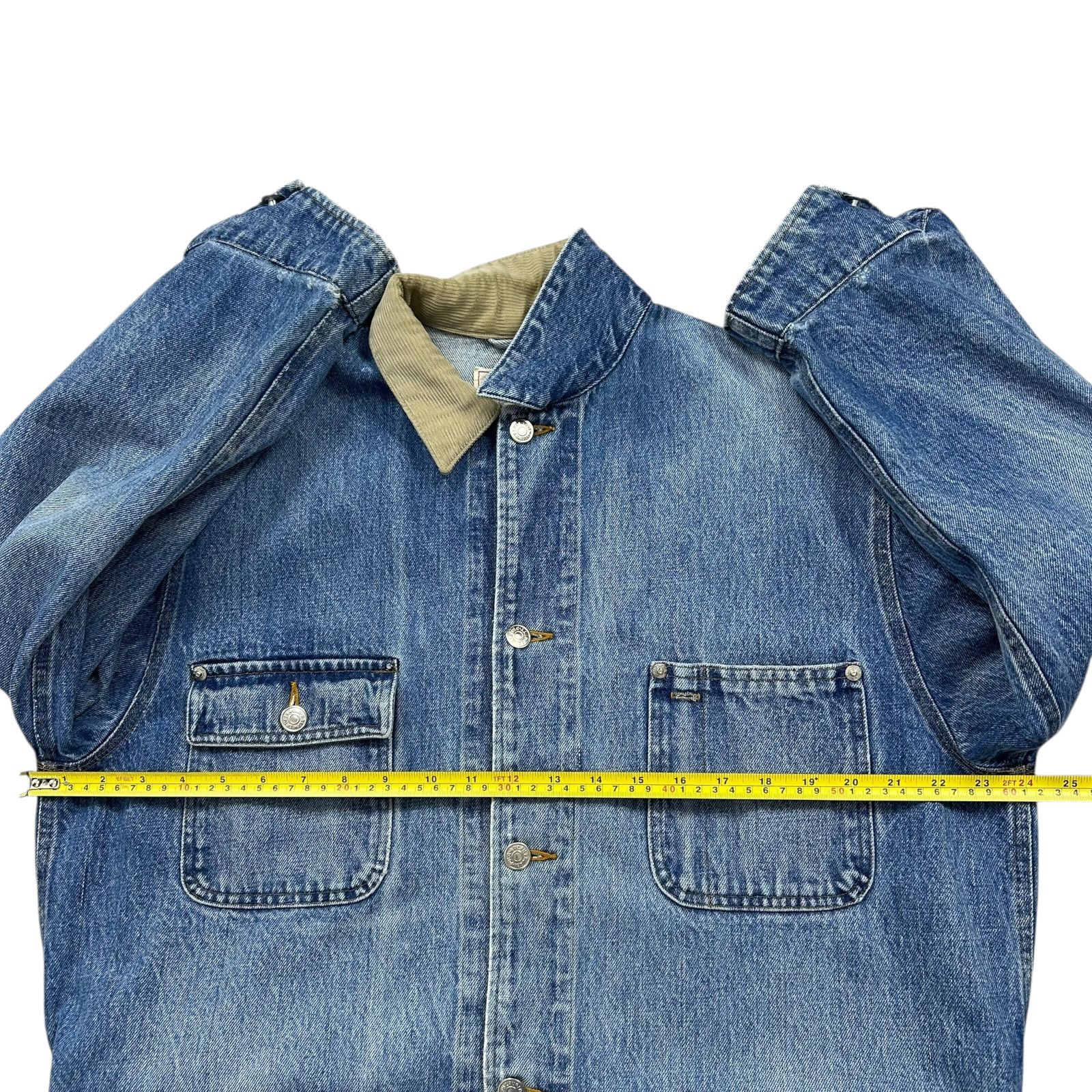 Polo Ralph Lauren VTG 90s POLO RALPH LAUREN DENIM COVERALL JACKET MADE IN USA Size US S / EU 44-46 / 1 - 10 Thumbnail