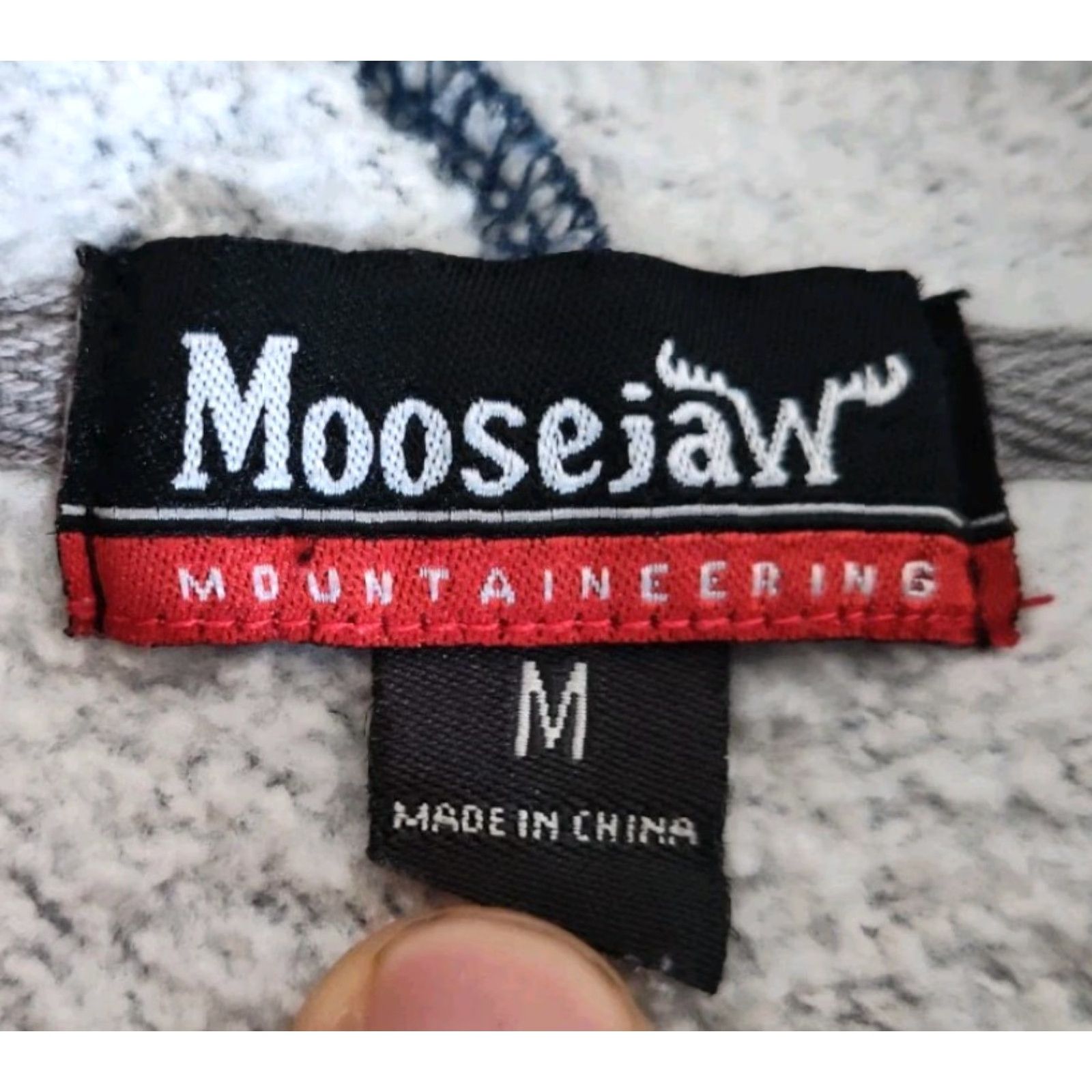 Vintage MOOSEJAW Mountaineering Hoodie Fleece Lined BLUE Women's Size Medium Blue Size M / US 6-8 / IT 42-44 - 7 Thumbnail