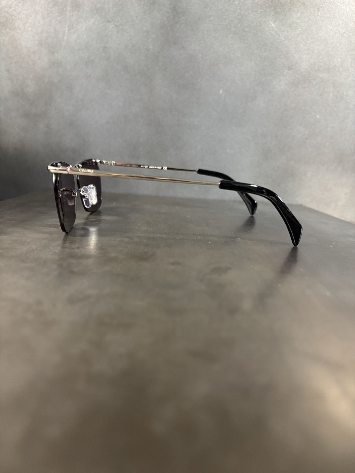 Vintage Metal Half Rim Sunglasses Celine Style Designer CL 40307U Size ONE SIZE - 9 Thumbnail
