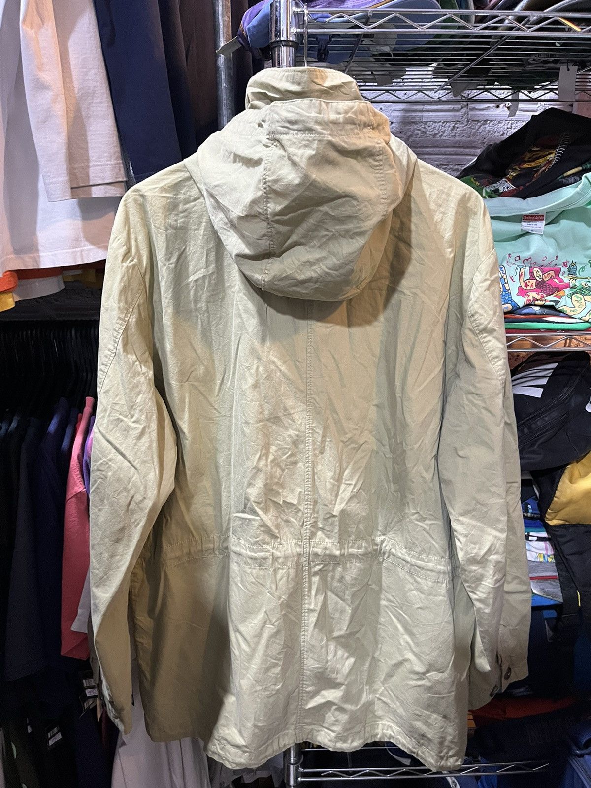 Japanese Brand Land’s End Military Jacket Hoodie 90s Size US L / EU 52-54 / 3 - 2 Thumbnail