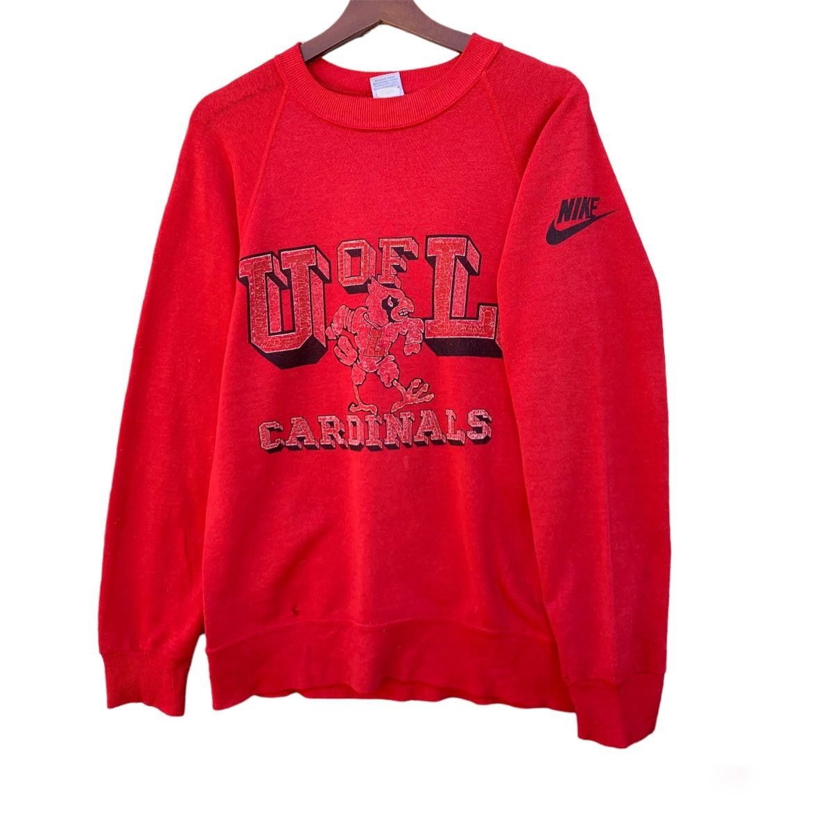 NCAA Rare! Vintage 80s Nike Louisville Cardinals Football Size US M / EU 48-50 / 2 - 4 Thumbnail