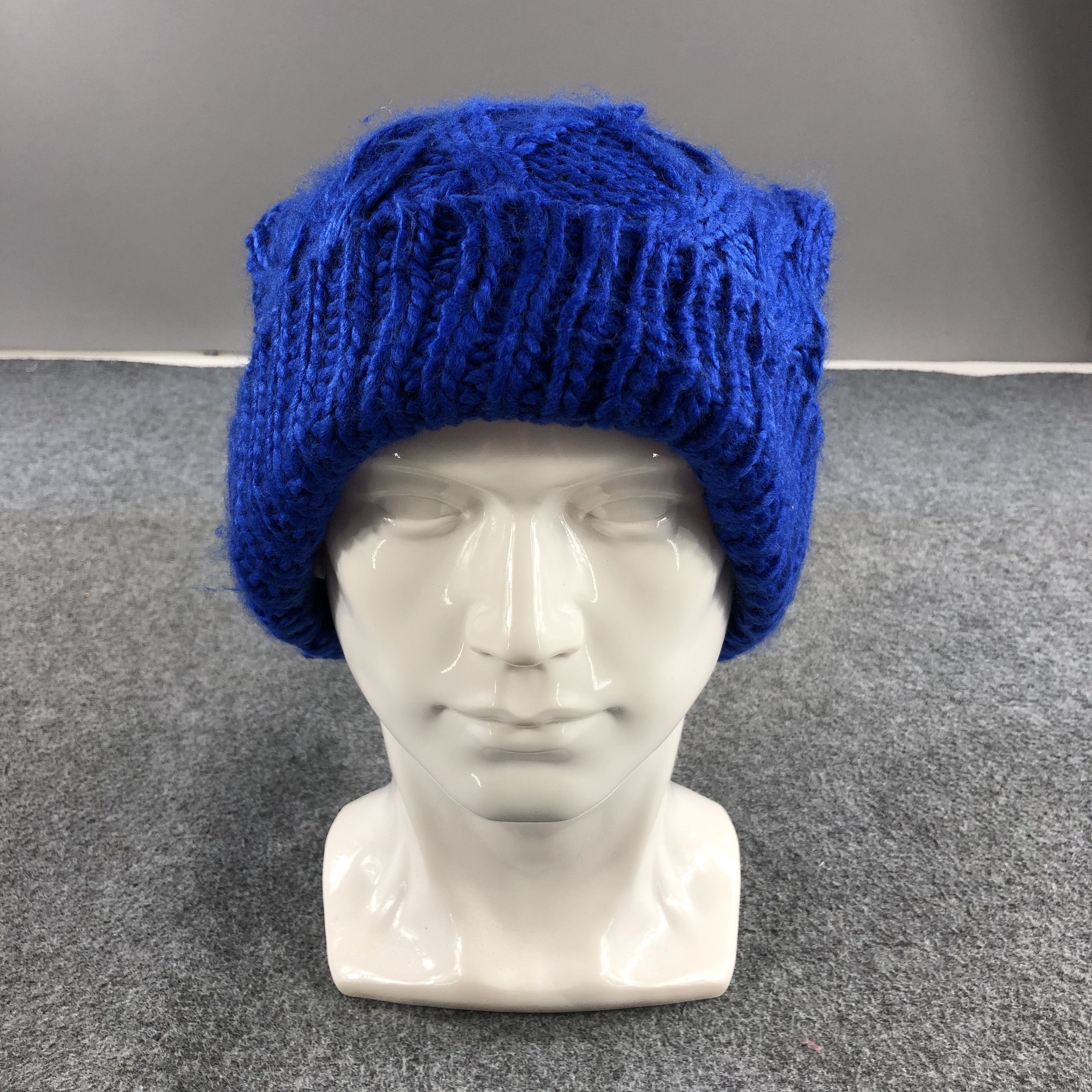 Vintage Unknown Cable Knit Slouchy Bobble Beanie Snowcap B302 Size ONE SIZE - 2 Thumbnail