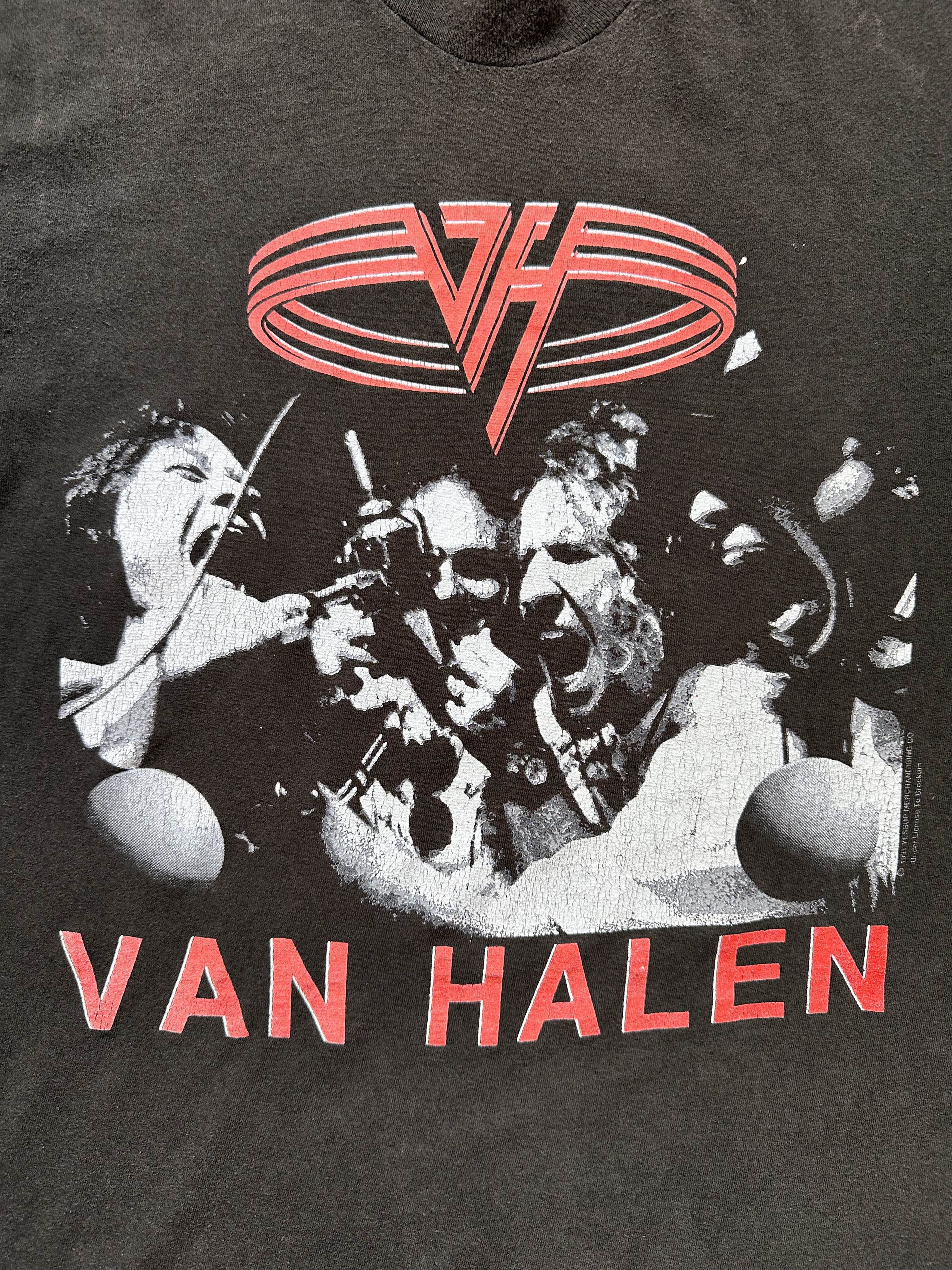 Band Tees Van Halen Vintage T shirt 1991 Size US M / EU 48-50 / 2 - 5 Thumbnail
