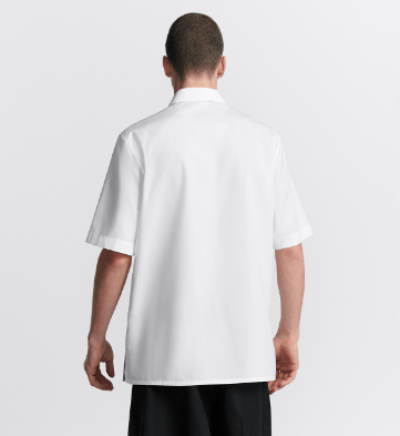 Dior o1w1db10625 Short-Sleeved Shirt in White Size US L / EU 52-54 / 3 - 5 Thumbnail