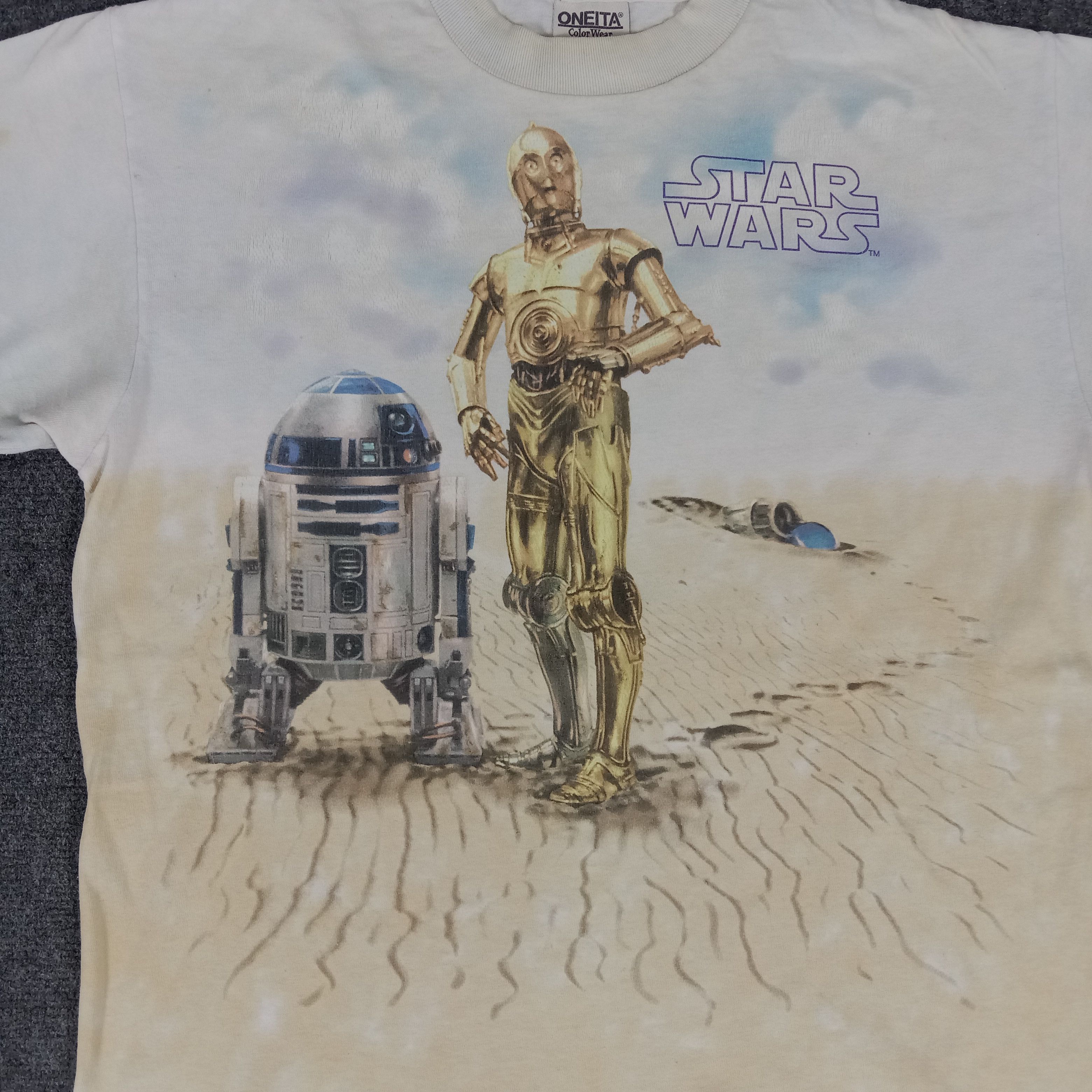 Star Wars × Vintage Vintage 90's Star Wars American Fiction Movie Tshirt Size US L / EU 52-54 / 3 - 5 Thumbnail