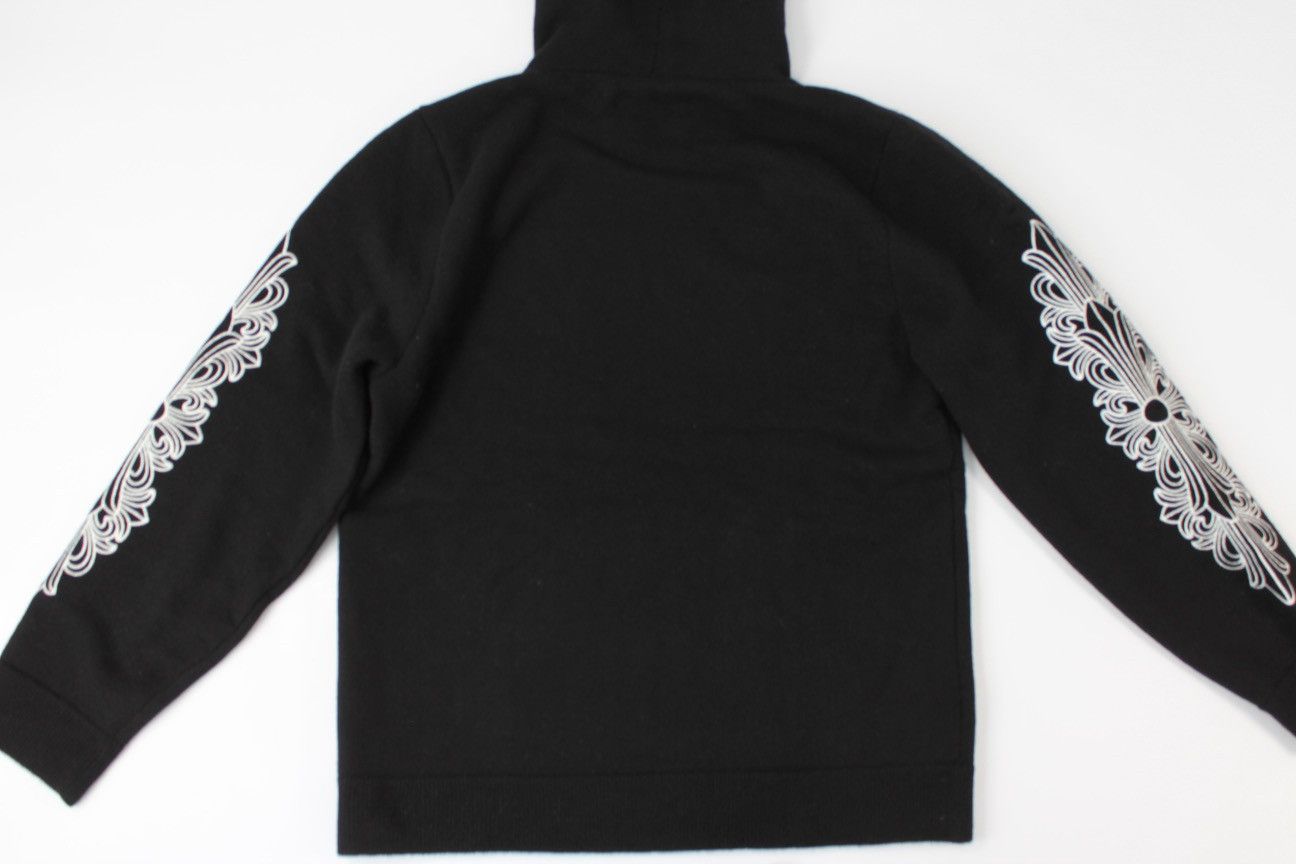 Chrome Hearts Chrome Hearts Cashmere Embroidered Floral Sleeve Hoodie Size US L / EU 52-54 / 3 - 11 Thumbnail