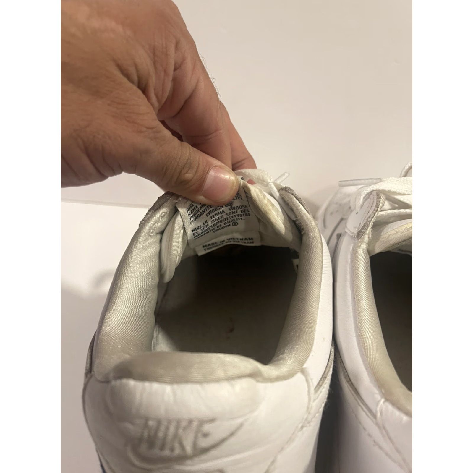 Nike Nike Air Force 1 Roc-A-Fella AF100 AO1070-101 Size 11 Mens White Used W/O Box 2017 Nike Air Force 1 Sneaker Size ONE SIZE - 7 Thumbnail