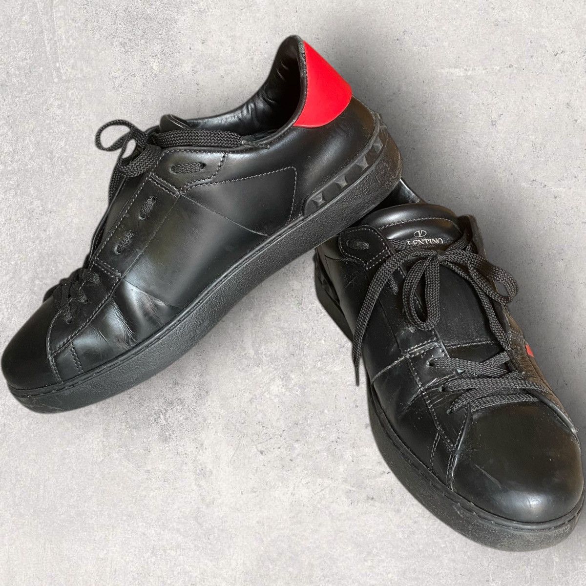 Valentino Valentino VLTN Open Low Top Sneakers Size US 9 / EU 42 - 4 Thumbnail