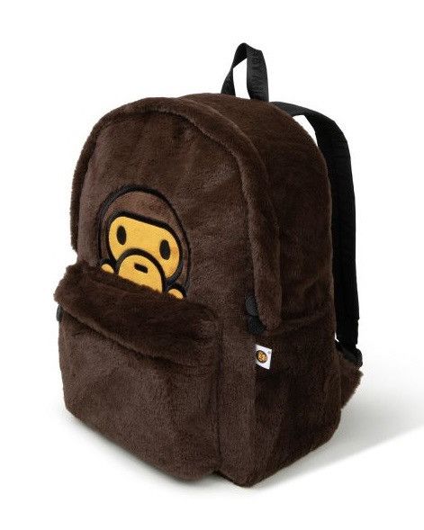 Bape BAPE Baby Milo Fur Backpack Bag | Grailed