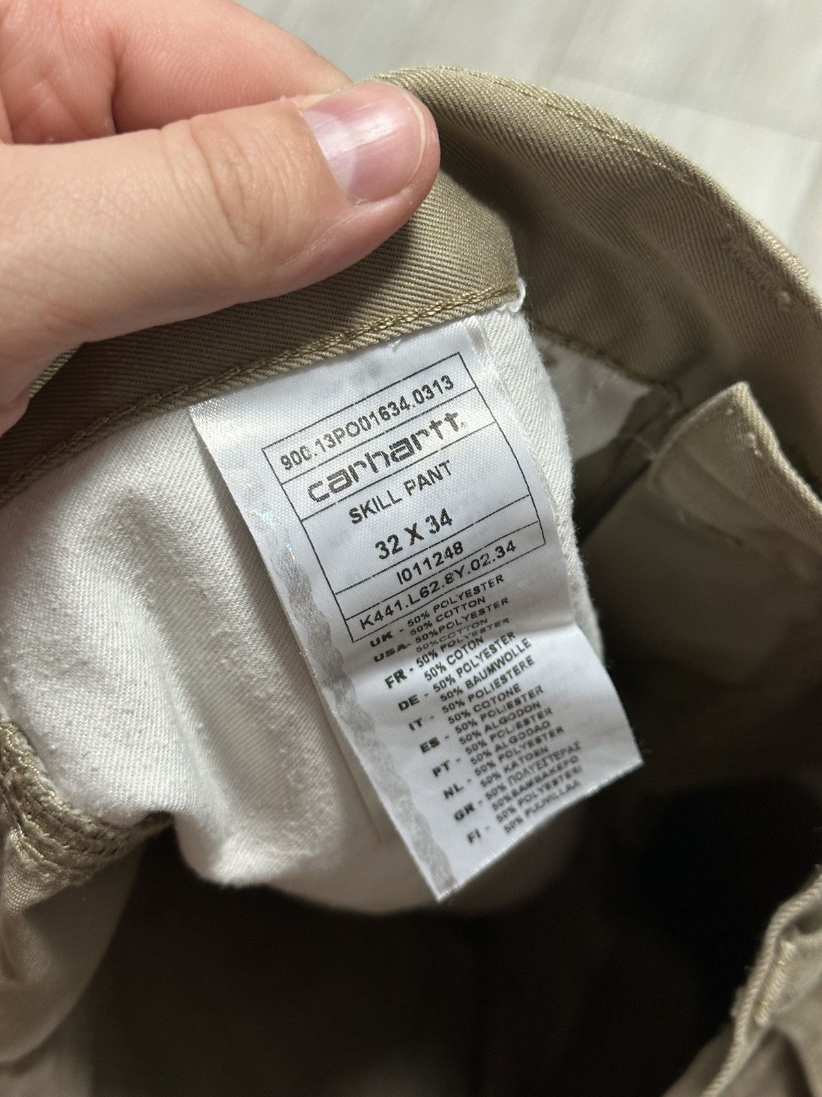 Carhartt × Carhartt Wip Vintage Carhartt Skill Pant size 32 Drill Y2K Size US 32 / EU 48 - 3 Thumbnail