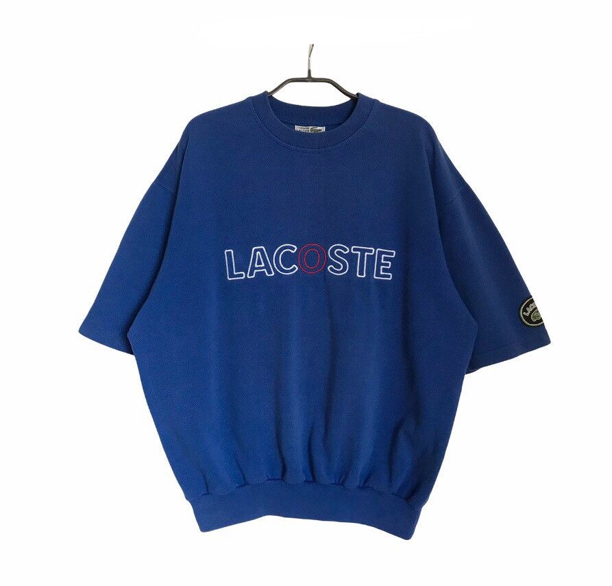 Lacoste Lacoste Vintage 90s Tee Oversized Mens Sz L Blue Size US L / EU 52-54 / 3 - 1 Thumbnail