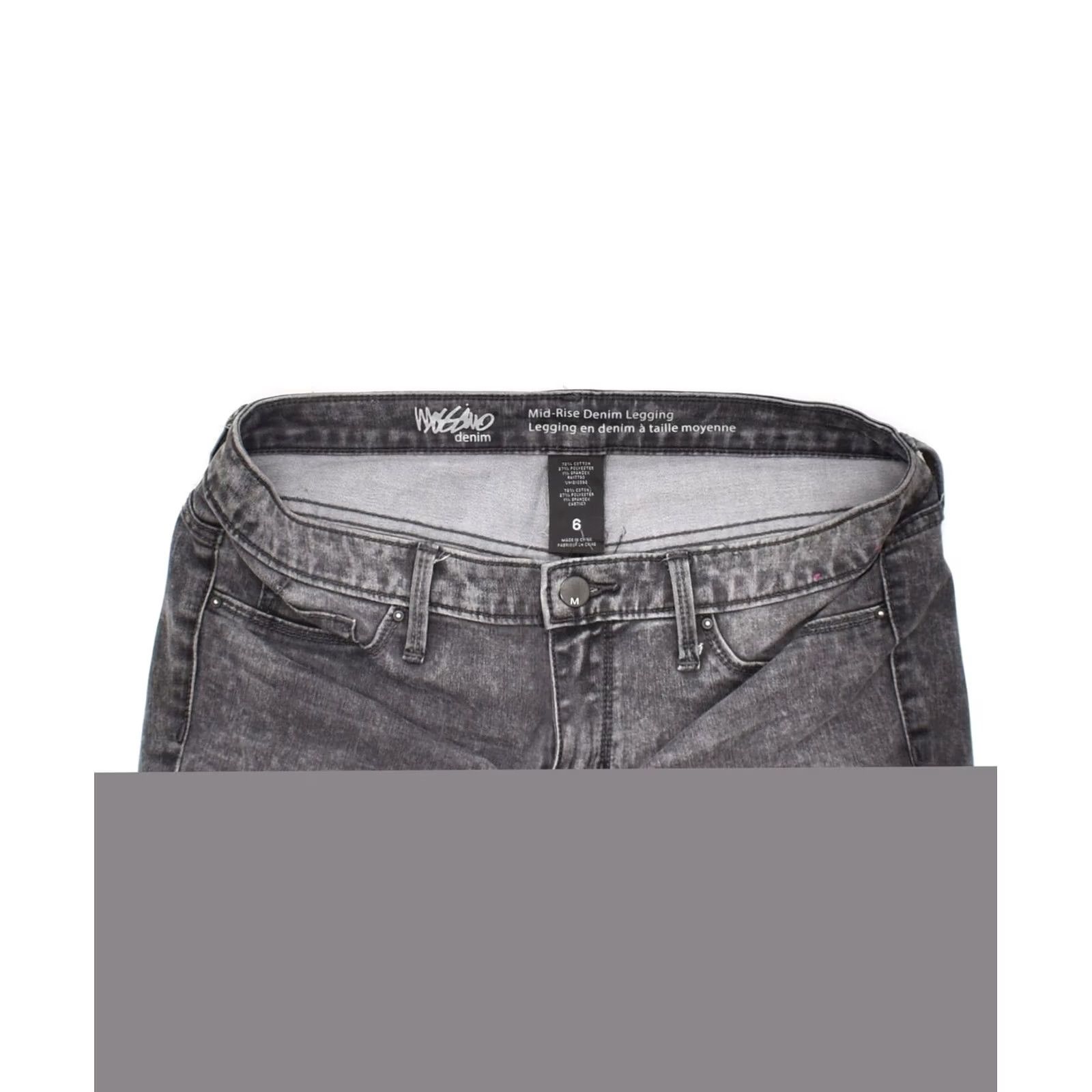 Mossimo MOSSIMO Womens Jeans M Jegging Grey Cotton W30 L31 US 6 Size 32" / US 10 / IT 46 - 3 Thumbnail