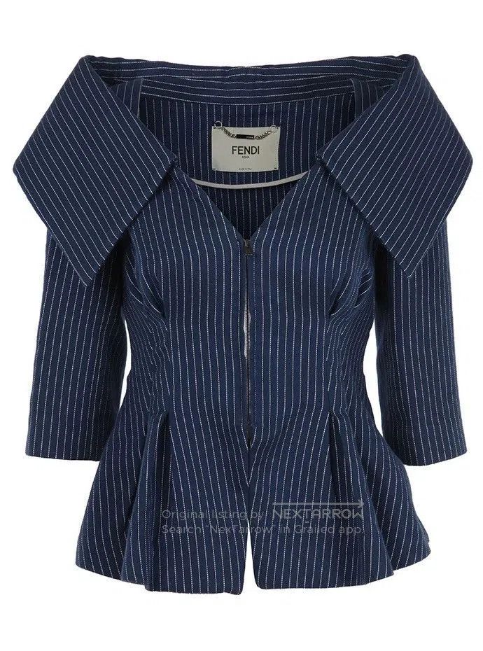 Fendi fendi fitted denim jacket from 2018 runway. Size US S / EU 44-46 / 1 - 1 Thumbnail