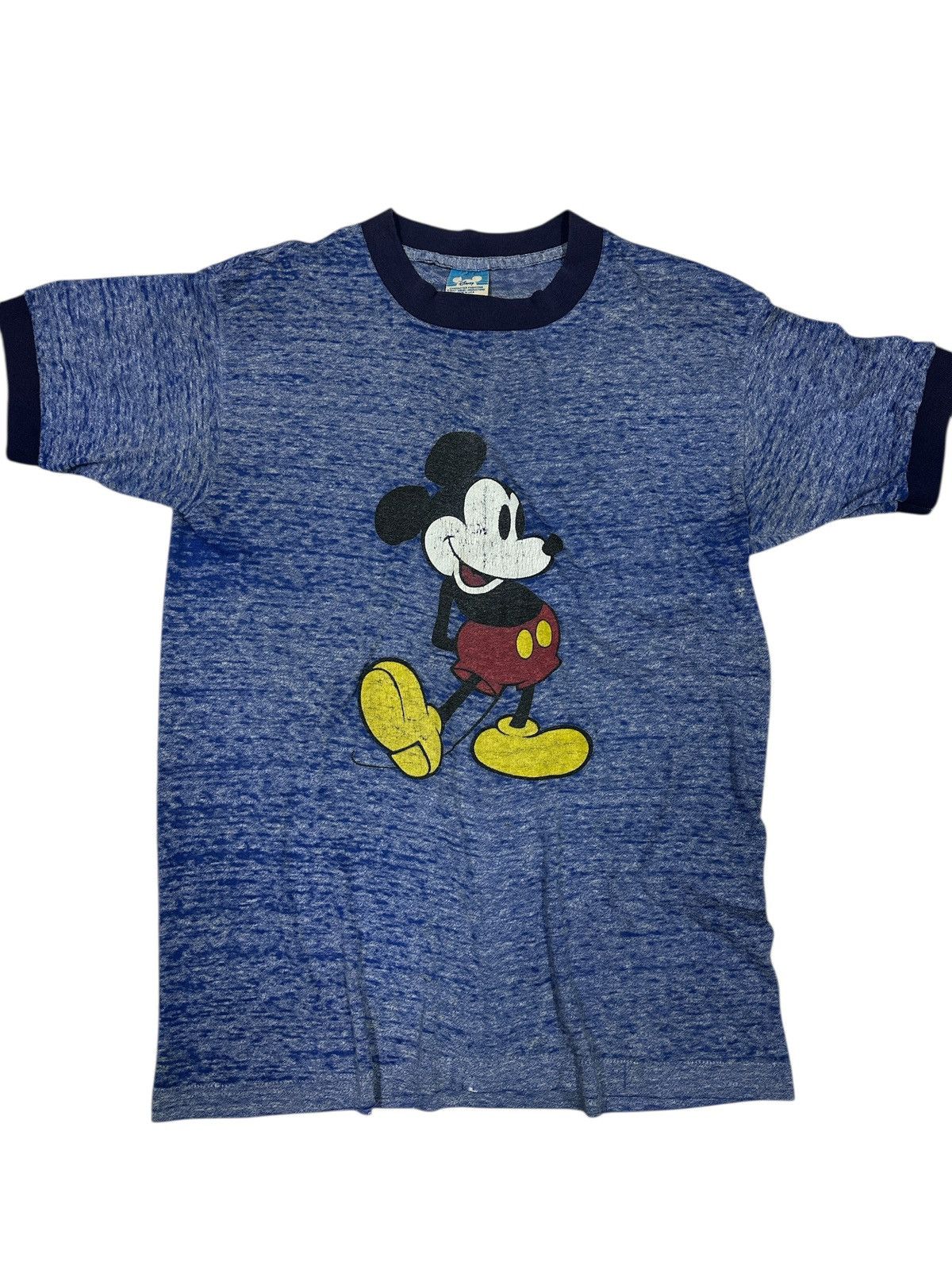Vintage Vintage Mickey PaperThin Ringer .. Size US M / EU 48-50 / 2 - 1 Thumbnail
