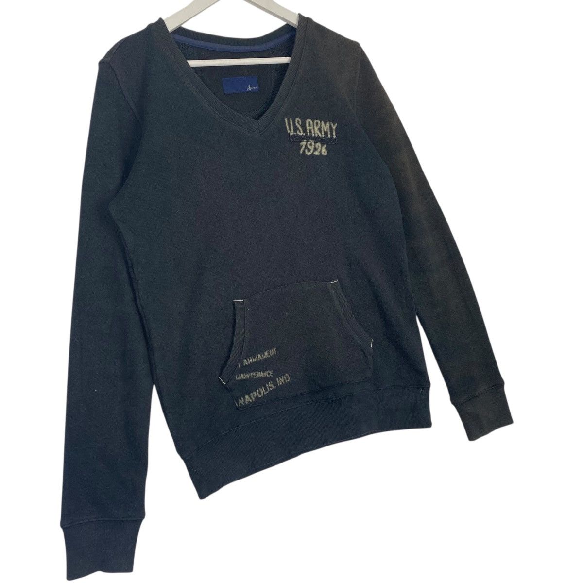 Other Vintage Army Big Logo Printed Sweatshirt Crewneck Navy Blue Size US L / EU 52-54 / 3 - 3 Thumbnail