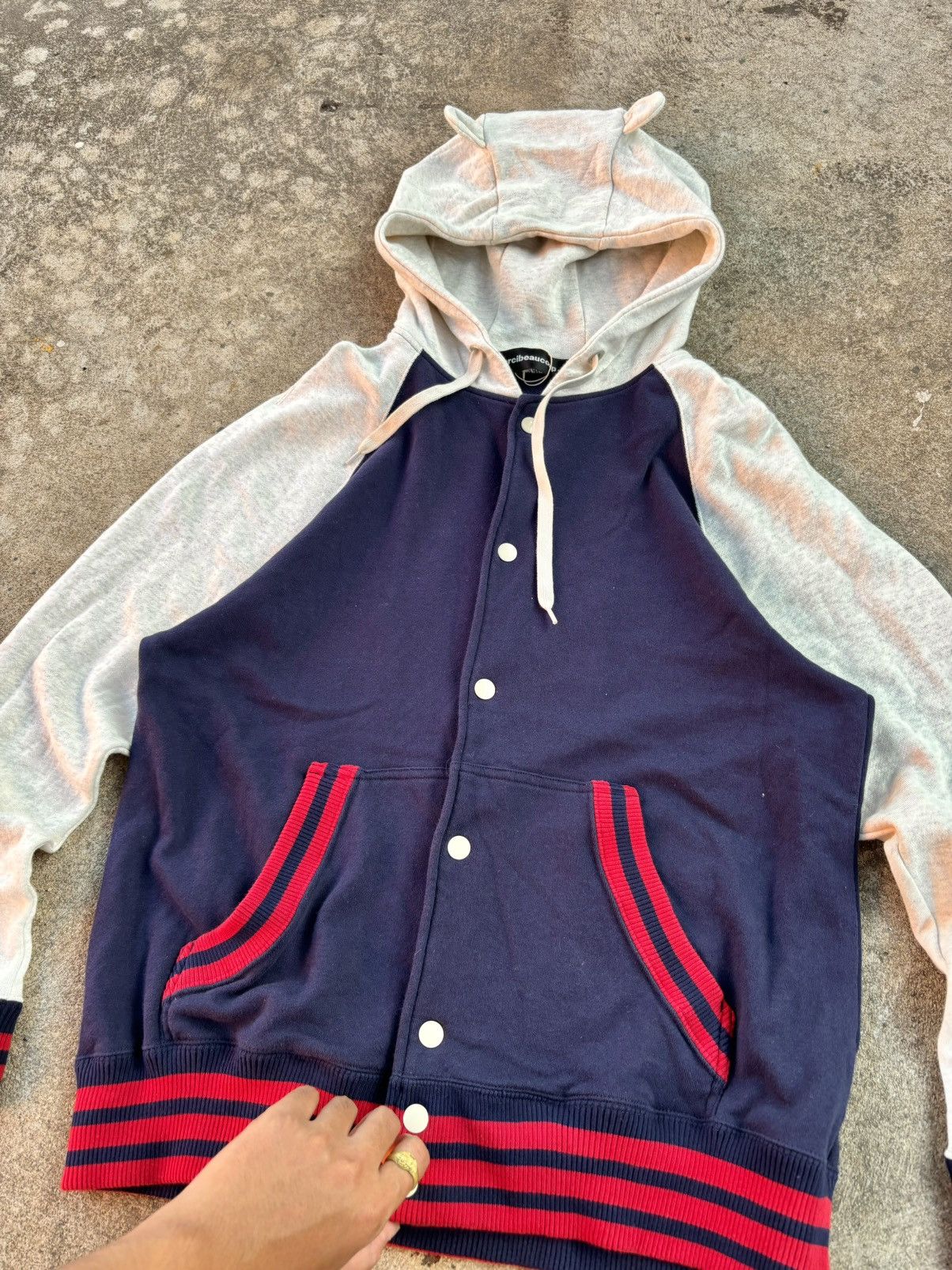 Issey Miyake Rare mercibeaucoup By Issey Miyake Button Hoodie Size US M / EU 48-50 / 2 - 9 Thumbnail