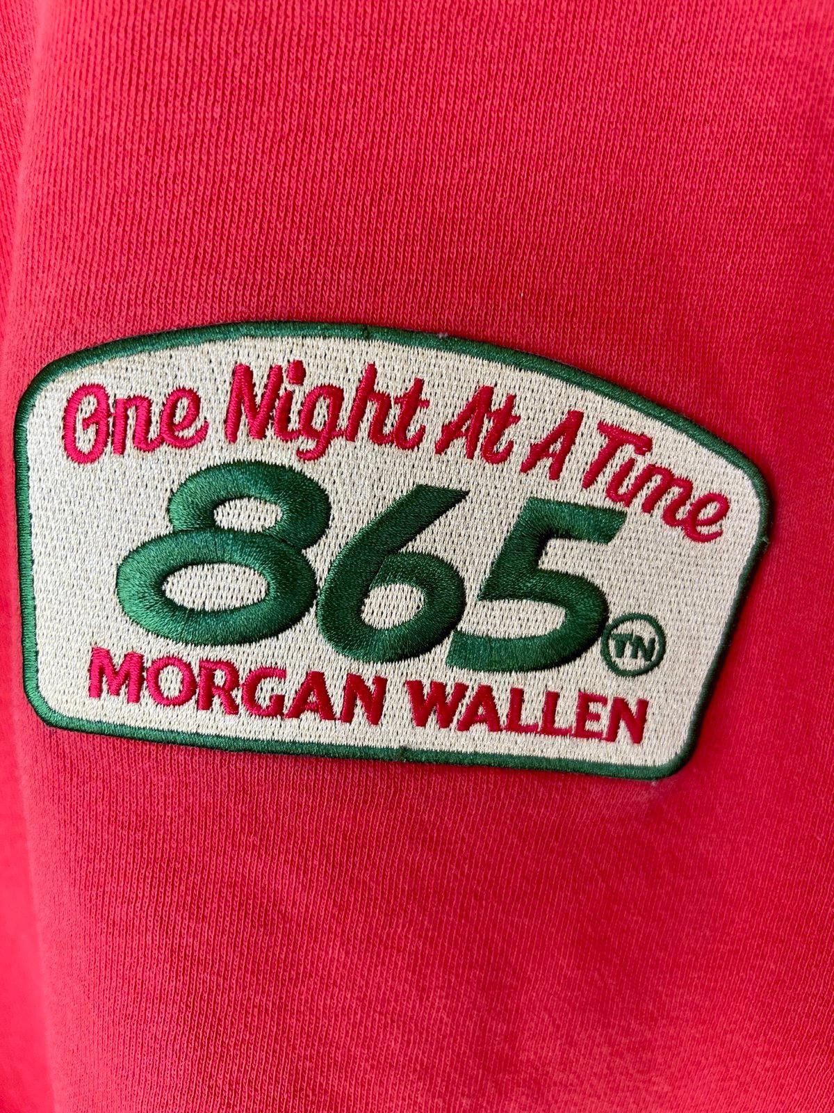 Designer Morgan Wallen 'One Night At A Time' Crewneck Sweatshirt - Size US S / EU 44-46 / 1 - 2 Thumbnail