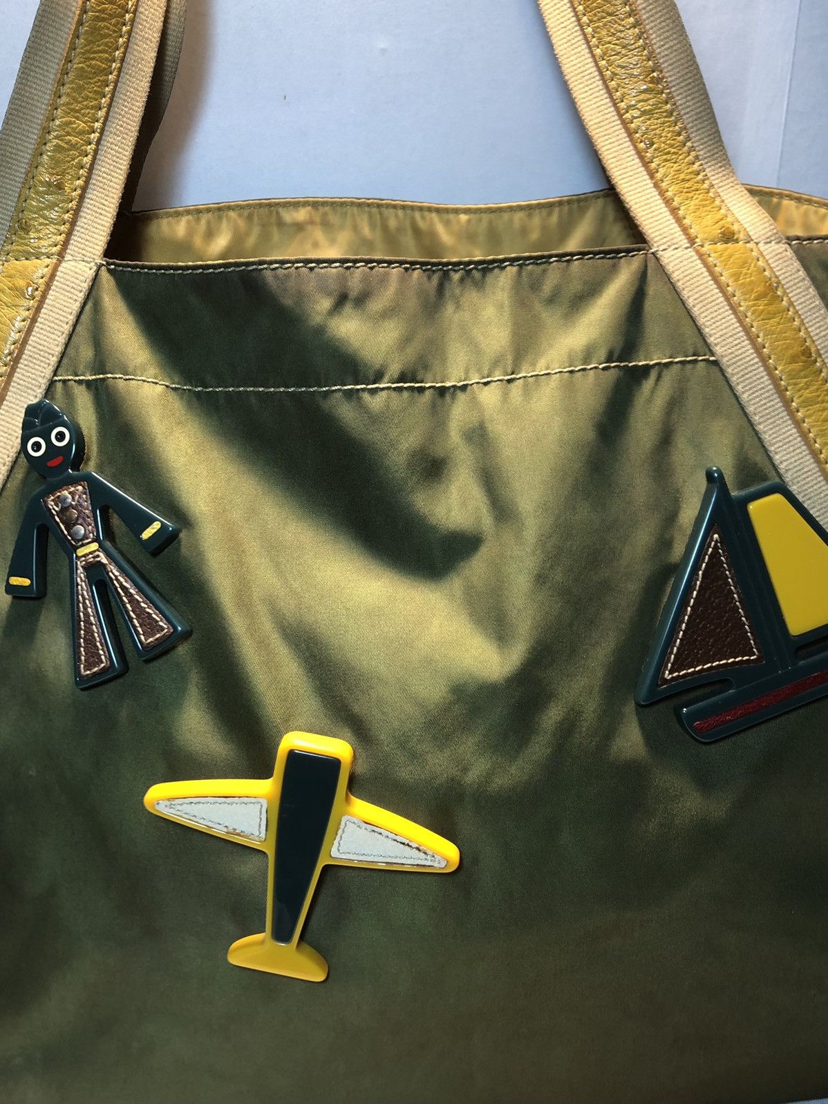 Prada × Vintage Prada tessuto tote bag Size ONE SIZE - 4 Thumbnail