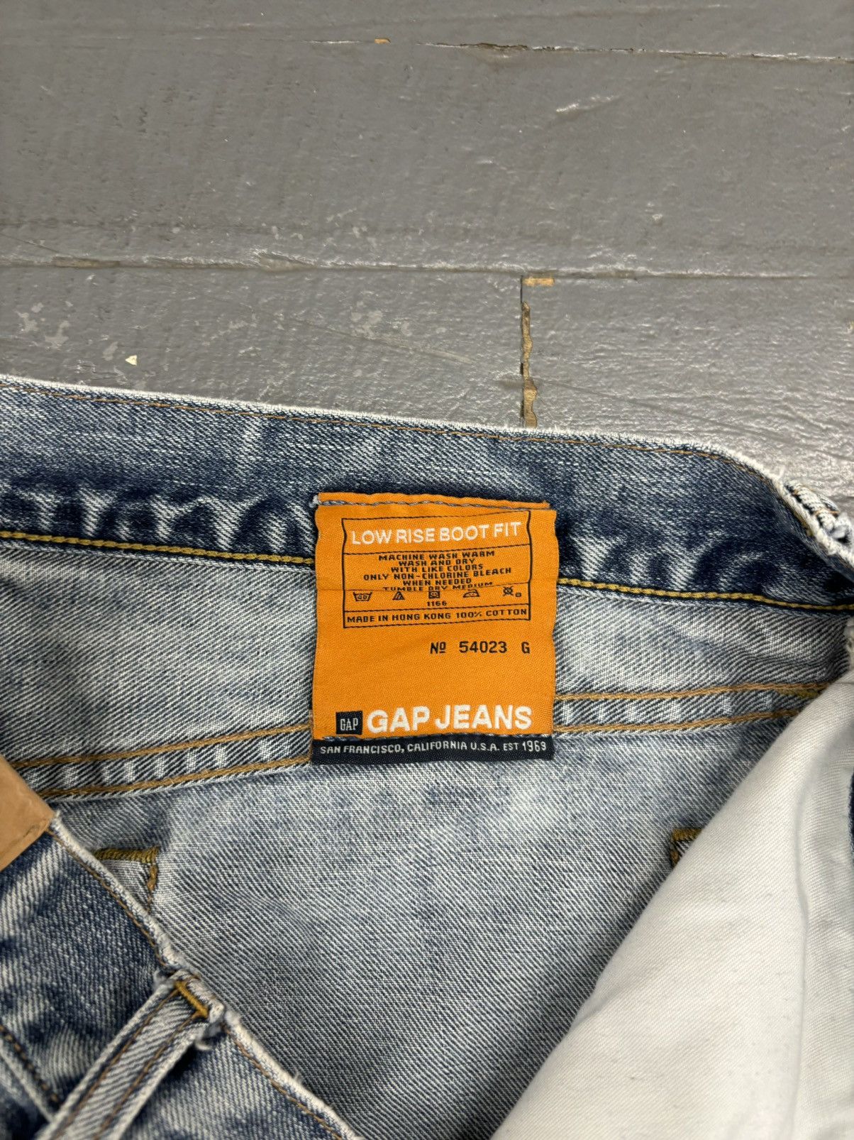 Gap × Vintage Vintage gap baggy jeans Y2K Size US 35 - 4 Thumbnail
