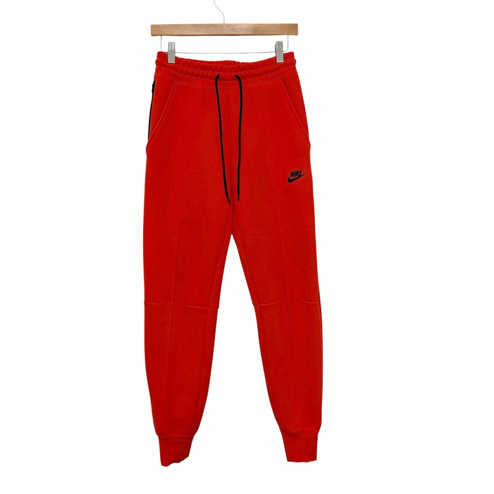 Nike Nike Tech Red Fleece Joggers Sz XS Size 26" / US 2 / IT 38 - 1 Thumbnail
