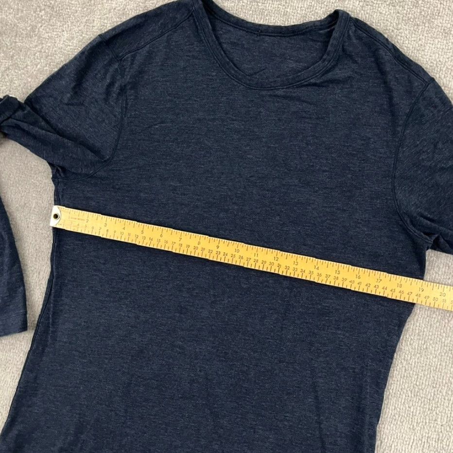 Lululemon Lululemon Shirt Mens Small Blue Active Fitness Workout Gym Training Long Sleeve Size US S / EU 44-46 / 1 - 5 Thumbnail