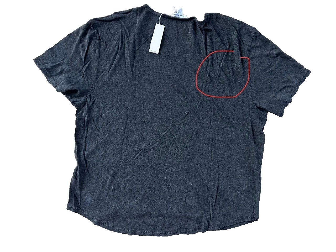 James Perse James Perse WHC3545 Linen Jersey Tee (CRP) Black ( 3 ) Size ONE SIZE - 3 Thumbnail