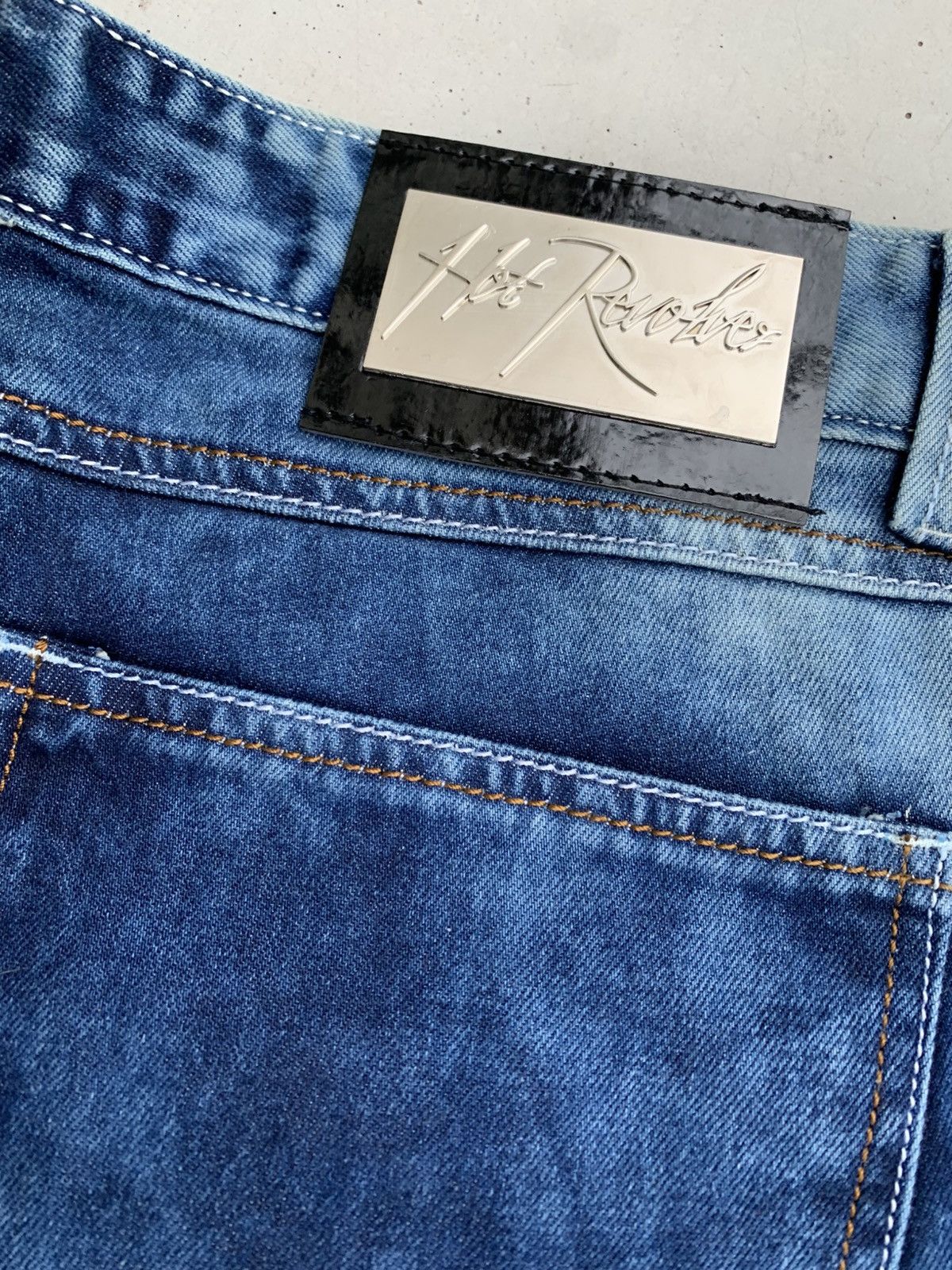 If Six Was Nine Hot Revolver Jeans Vintage Avantgarde Style Denim Rare Size US 32 / EU 48 - 12 Thumbnail