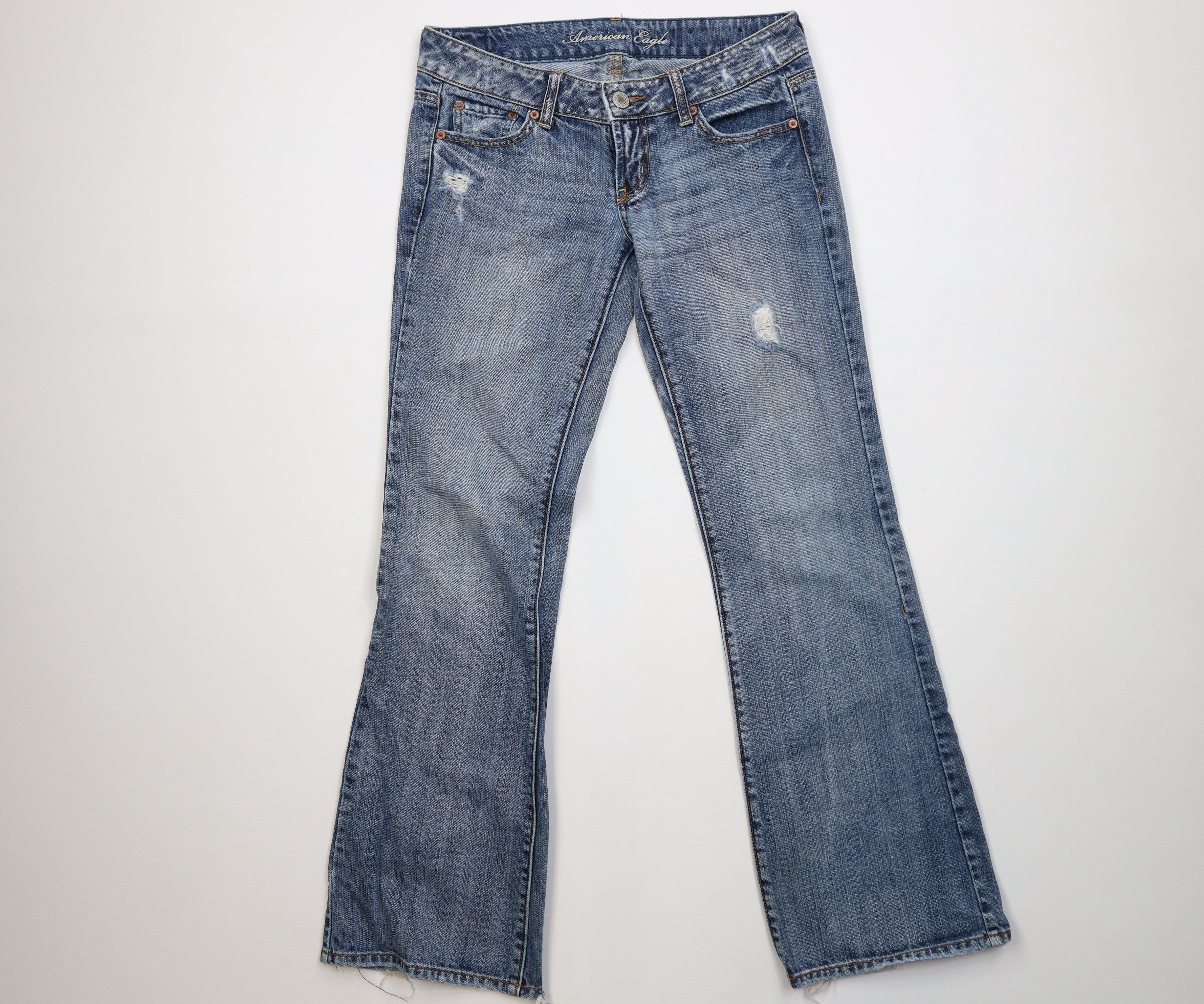 American Eagle Outfitters Vintage Y2K American Eagle Favorite Boyfriend Denim Jeans Size 27" / US 4 / IT 40 - 1 Thumbnail