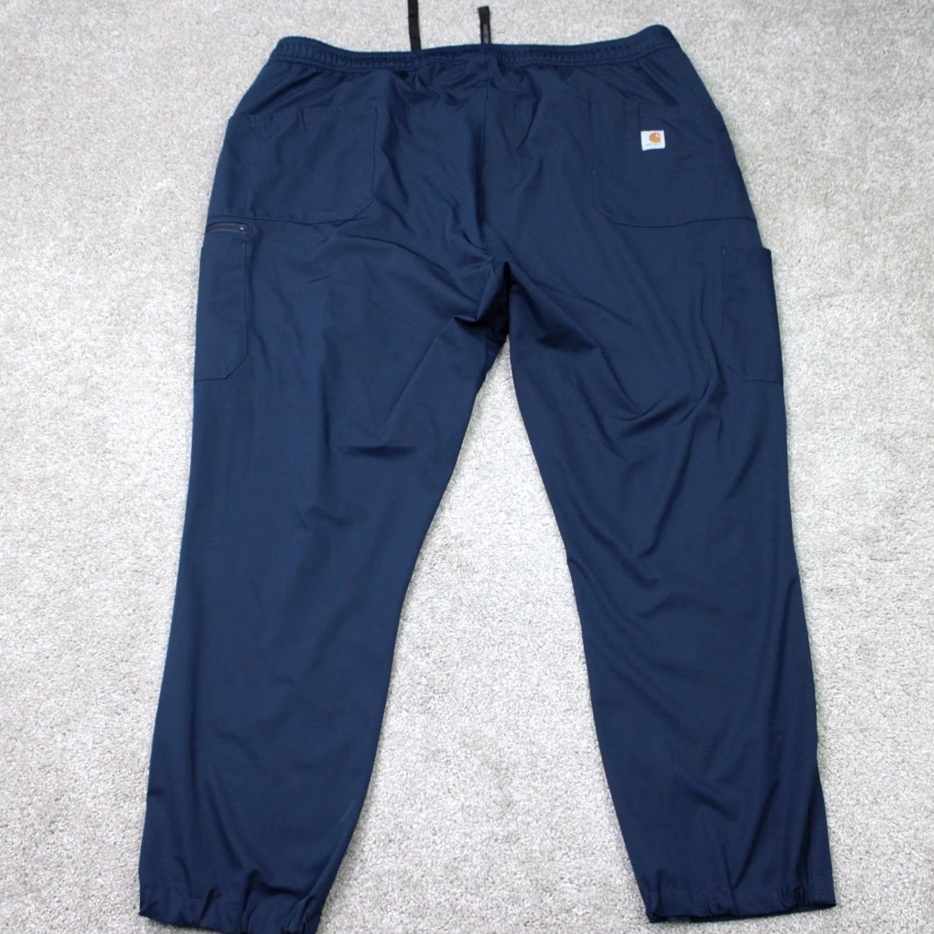 Carhartt Carhartt Pants Mens 3XL Blue Straight Leg Cargo Pocket 5-Pocket Design Workwear Casual Men Regular Size US 39 - 5 Thumbnail