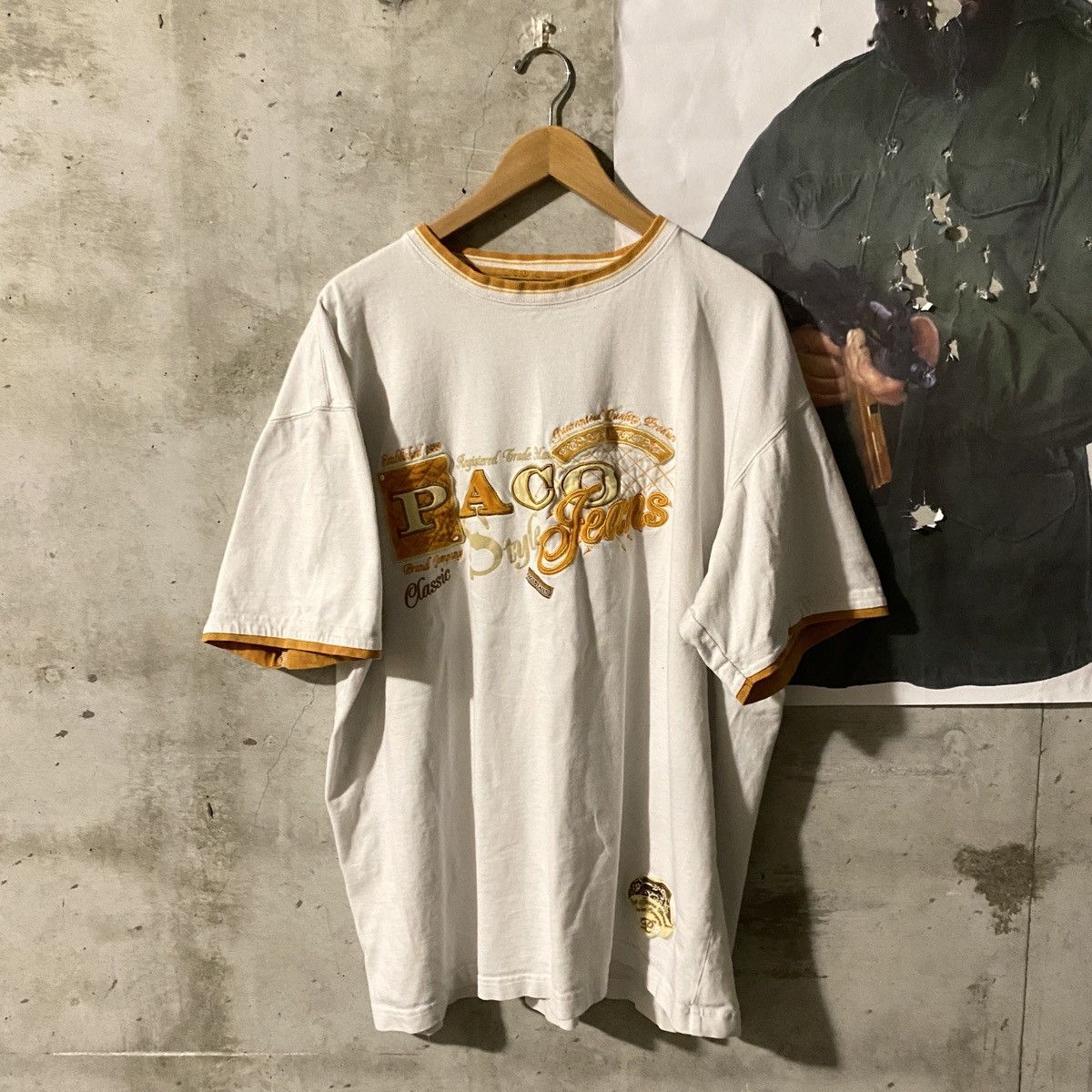 Vintage Y2K PACO JEANS SHIRT Size US XXL / EU 58 / 5 - 2 Thumbnail